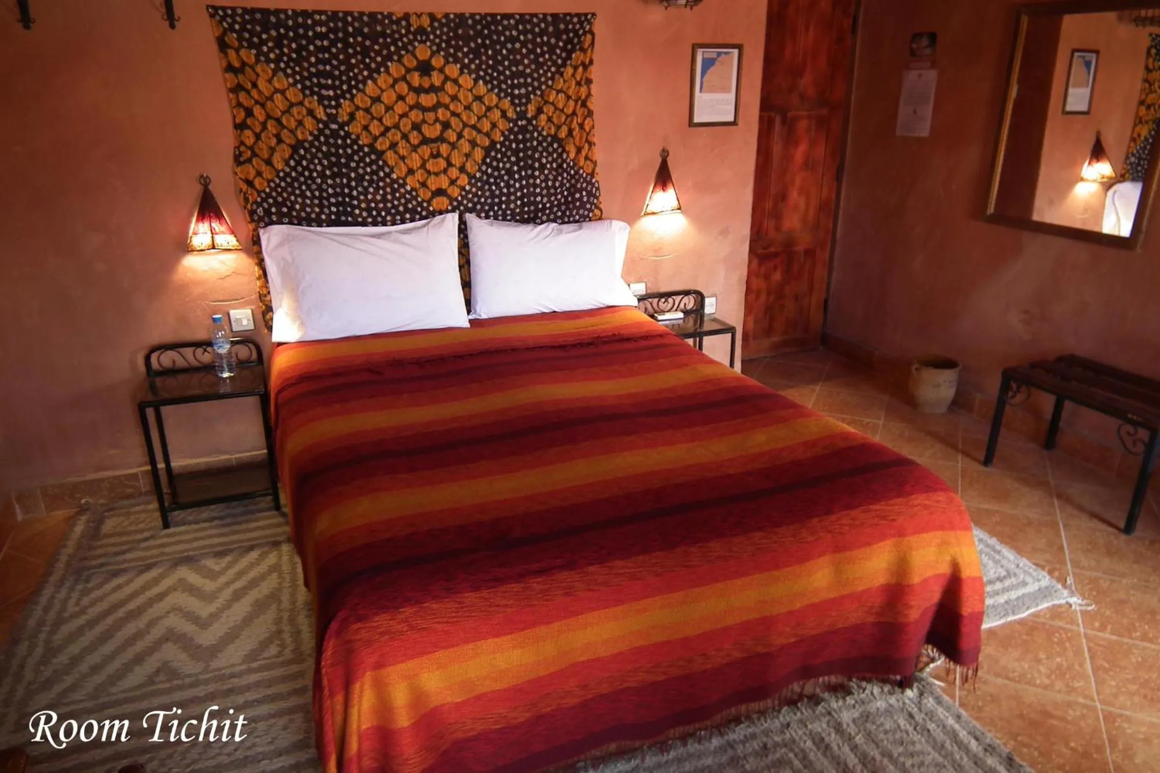 Bed in Hotel Tomboctou