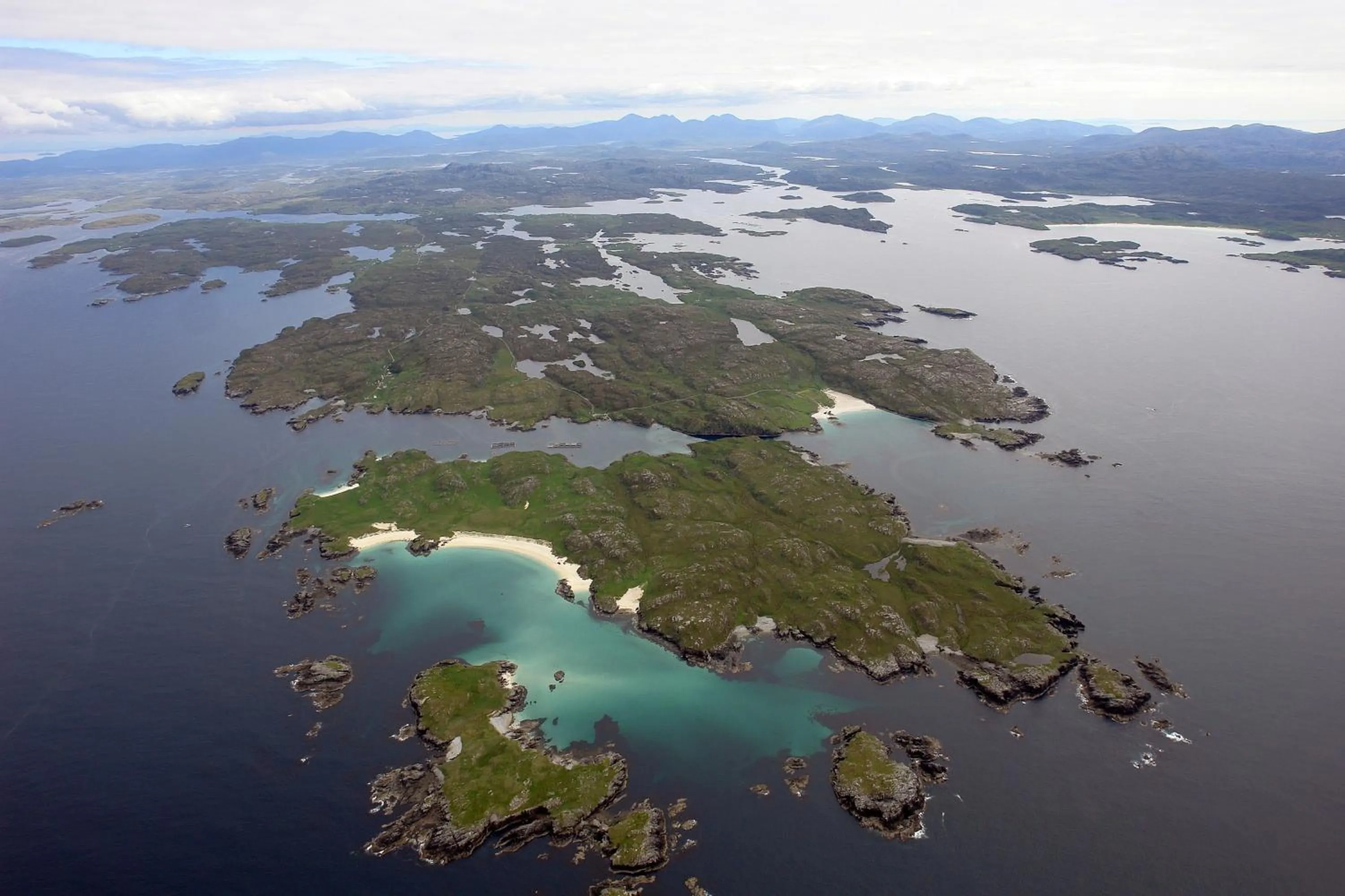 Natural landscape in Sandwick Bay Guest House