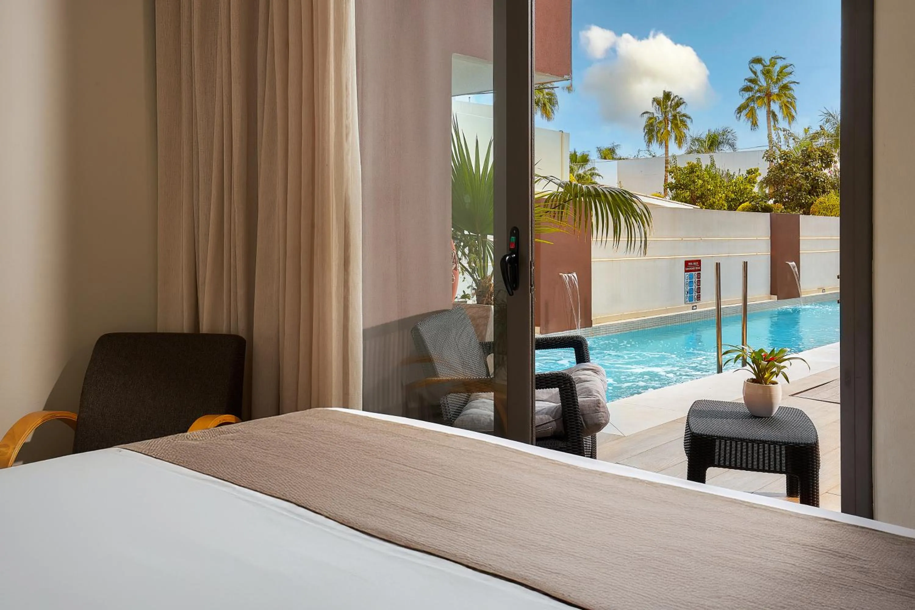 Patio in Dionisos Hotel