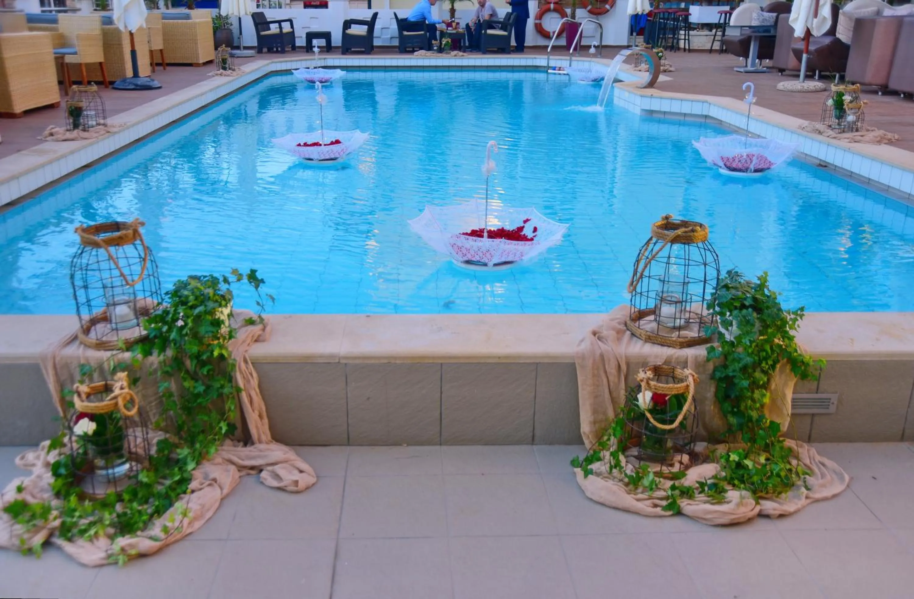 Swimming pool in Dionisos Hotel