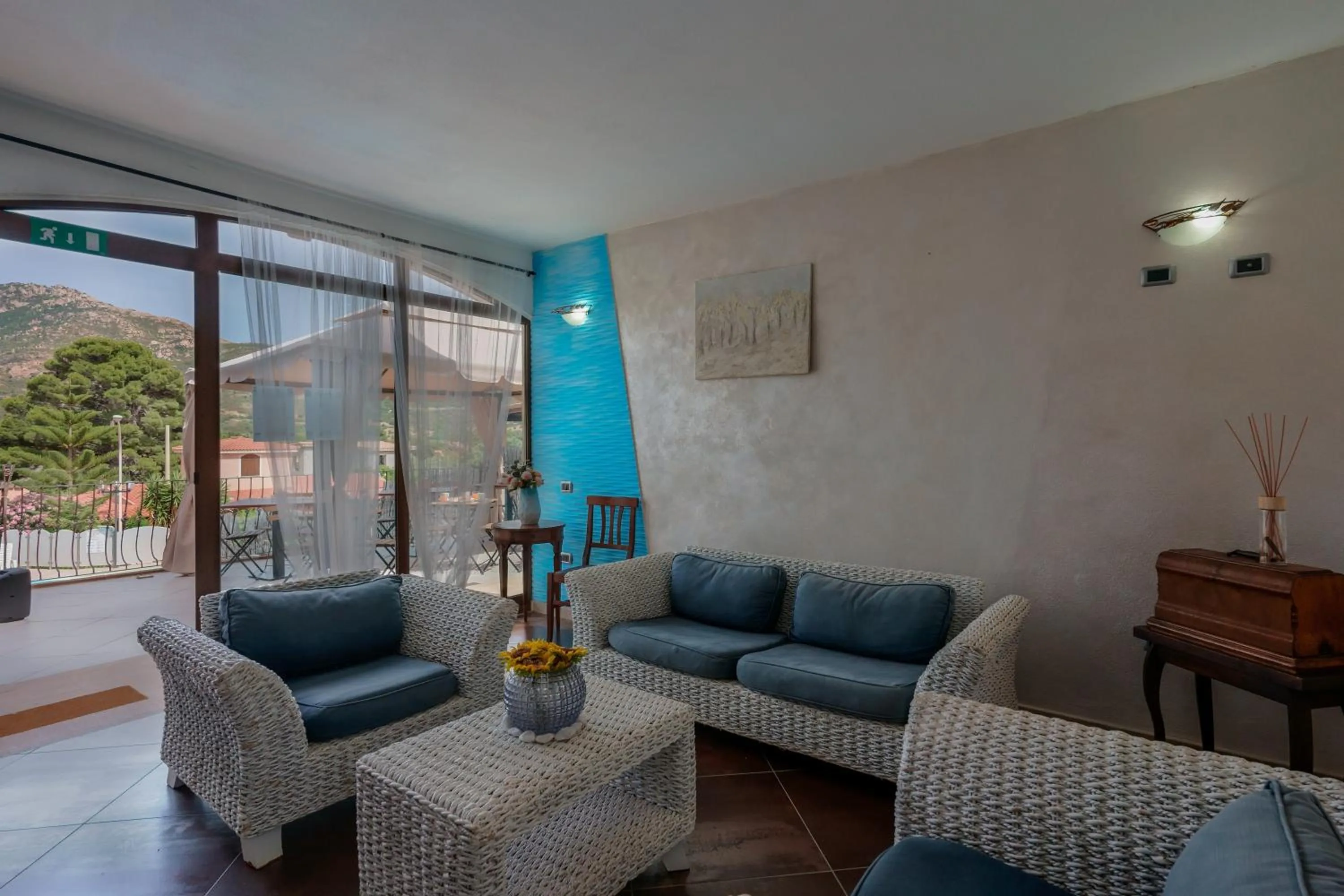 Lobby or reception in Hotel Solanas