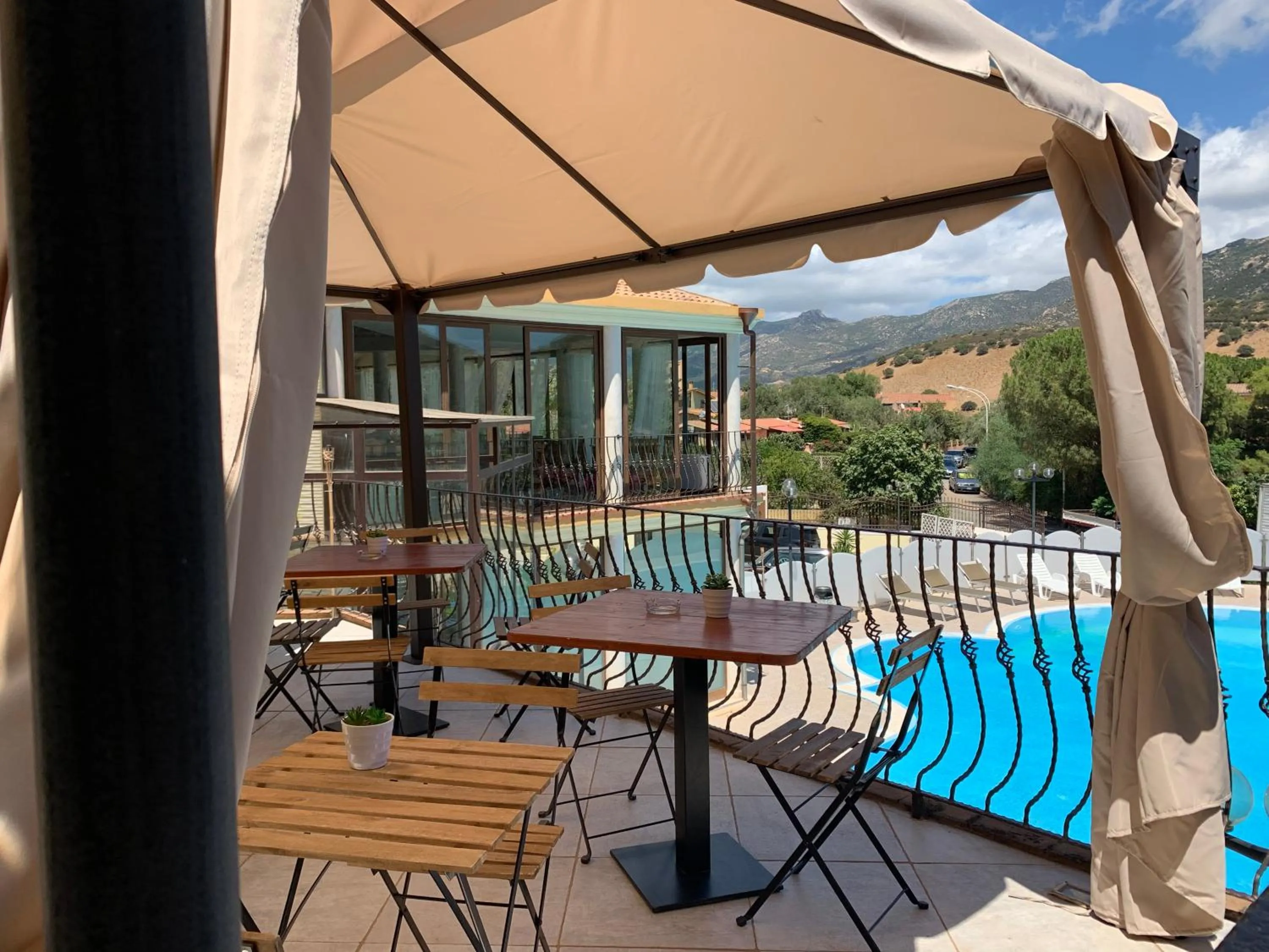 Patio in Hotel Solanas