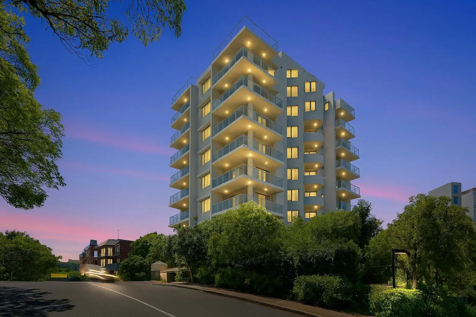 Property building in Hotel Diana South Brisbane Property building in Hotel Diana South Brisbane