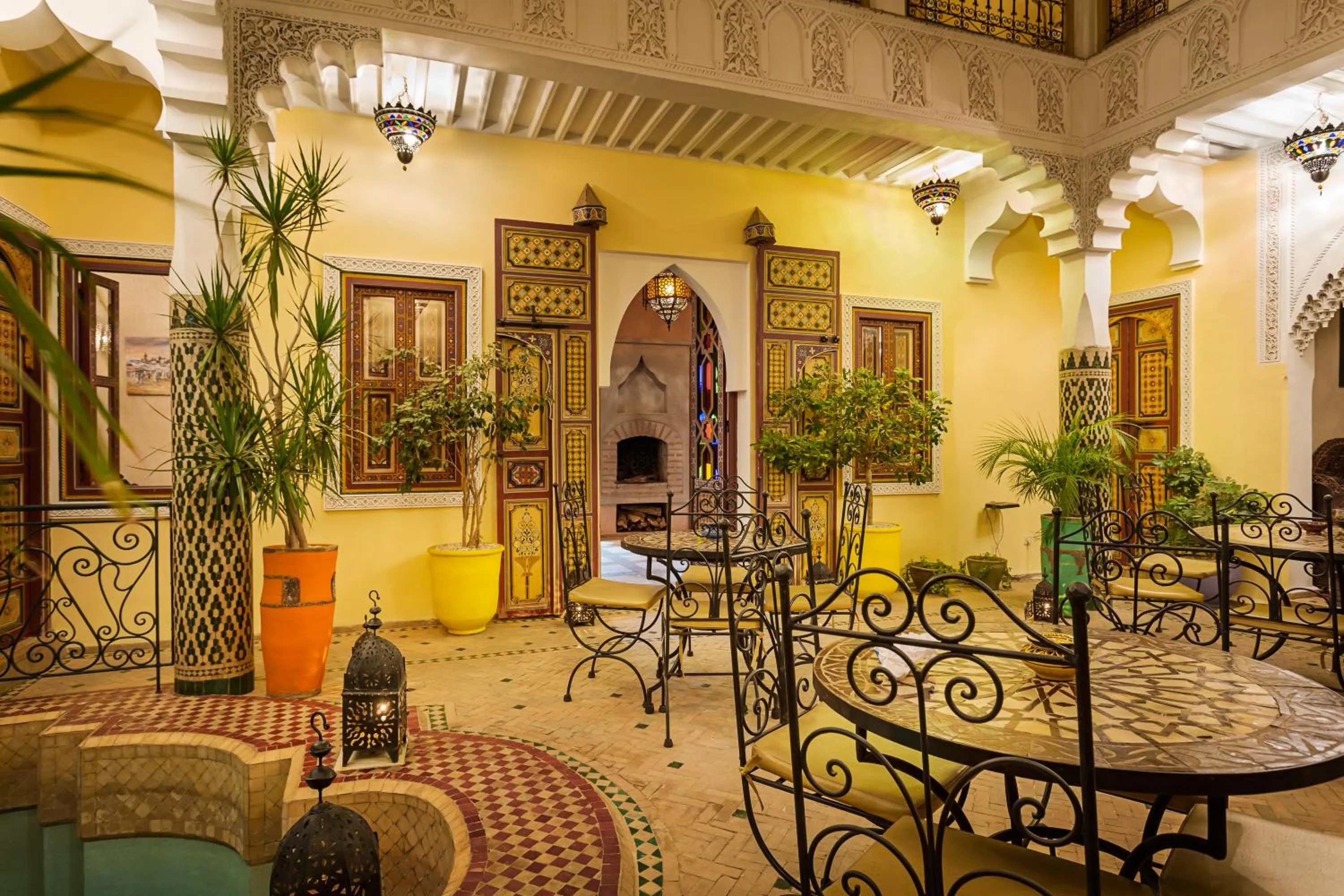 Patio in Riad Sofia