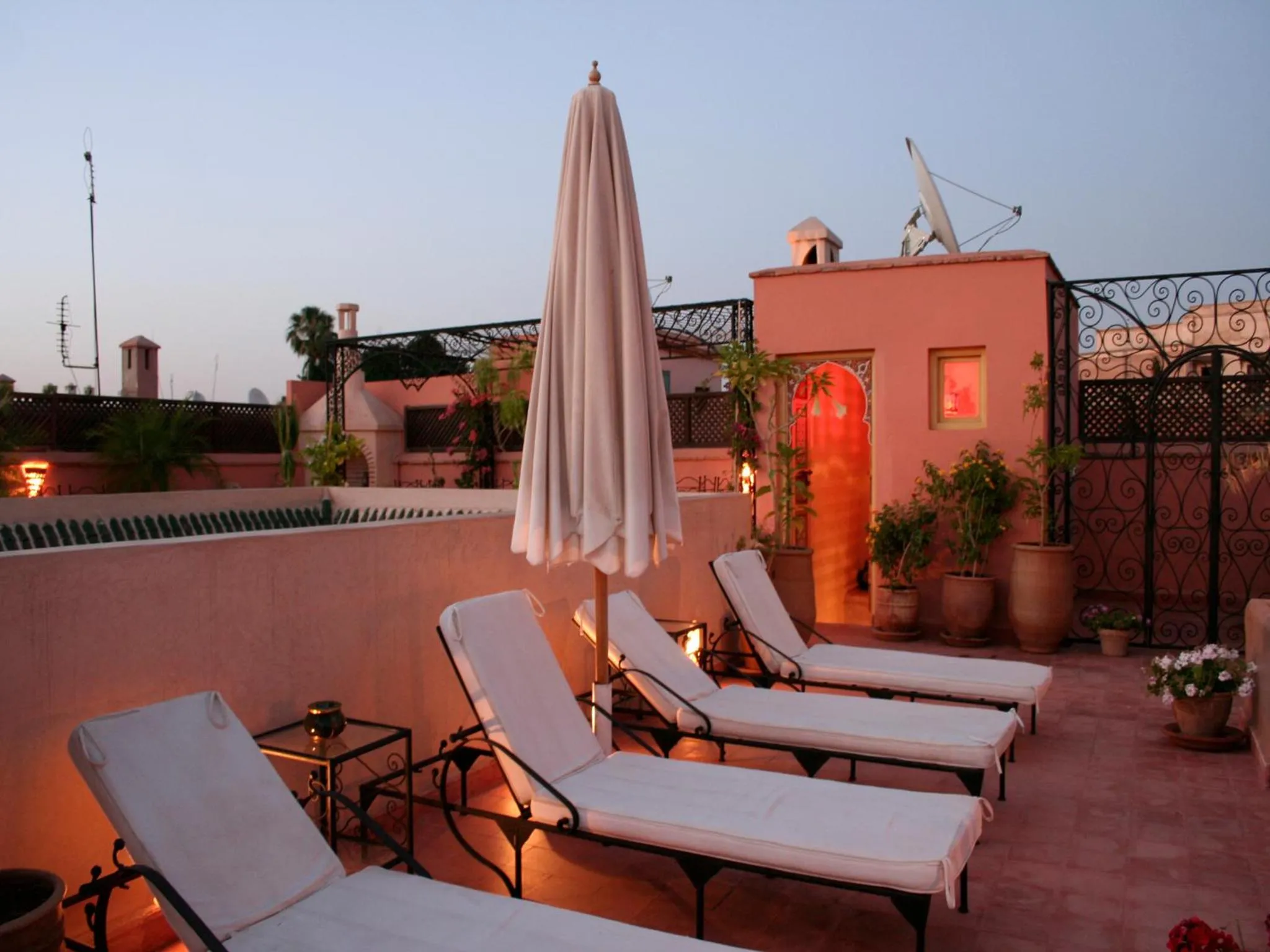 Balcony/Terrace in Riad Sofia