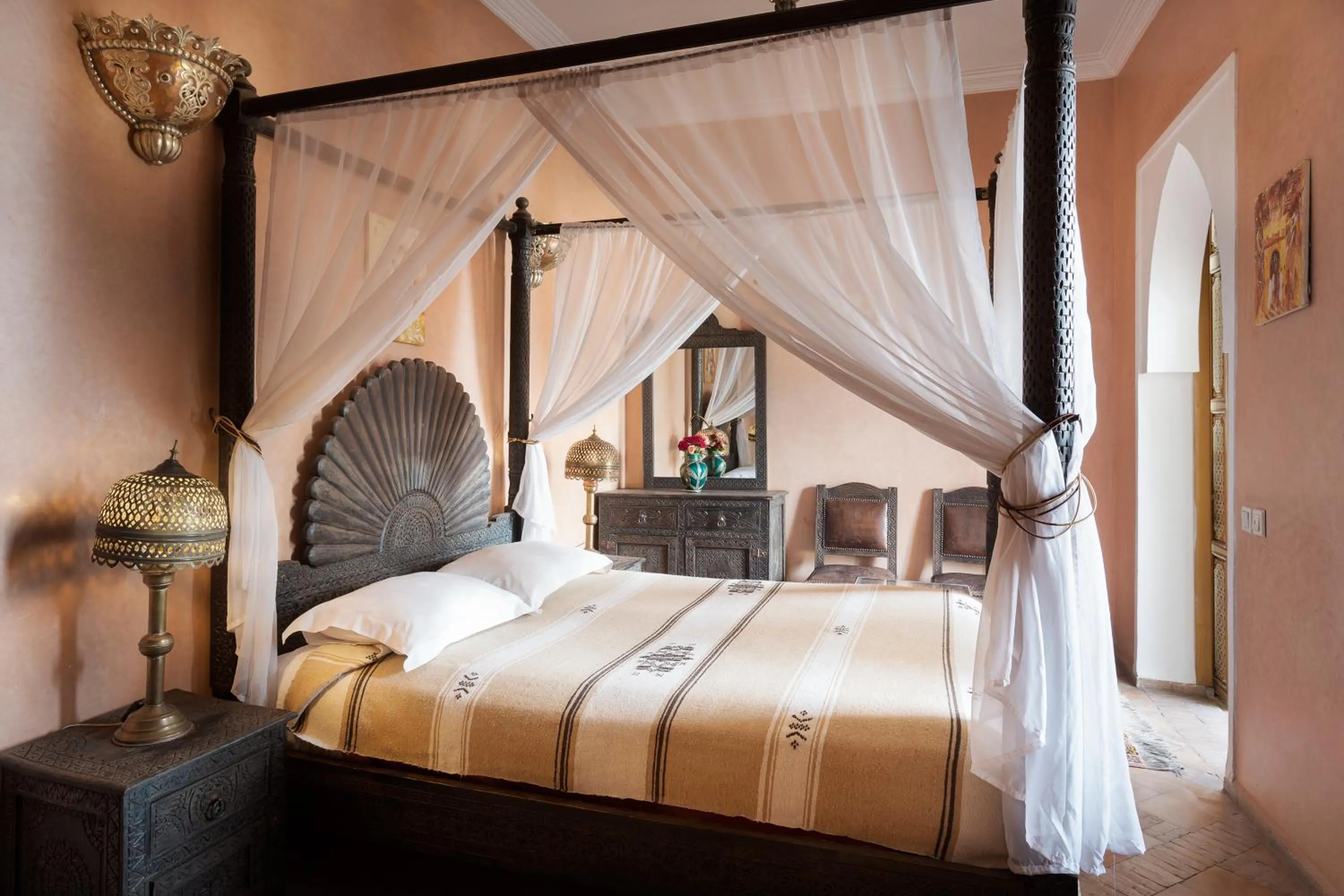 Bedroom, Bed in Riad Sofia