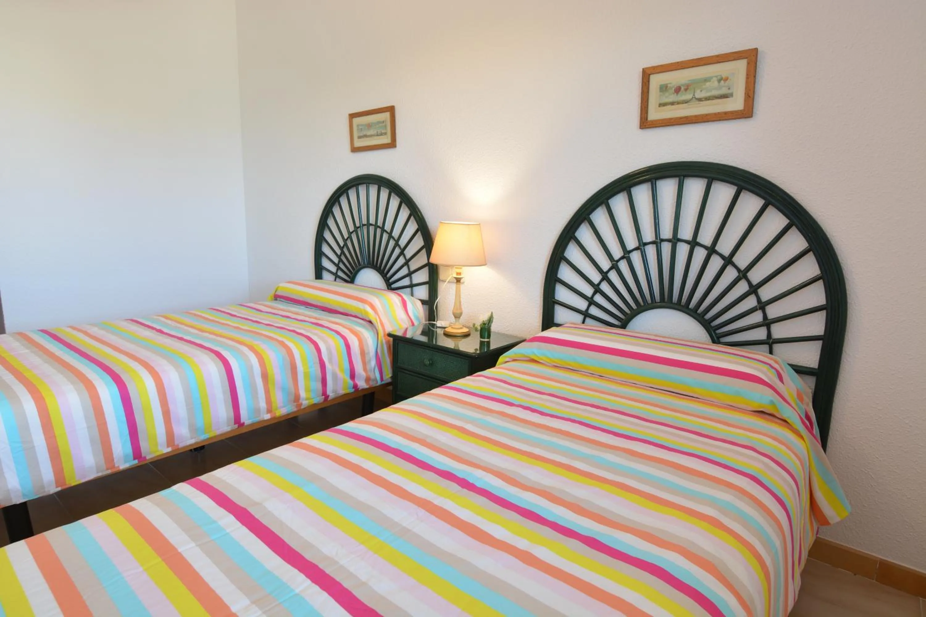 Bedroom, Bed in Saval Cala Font