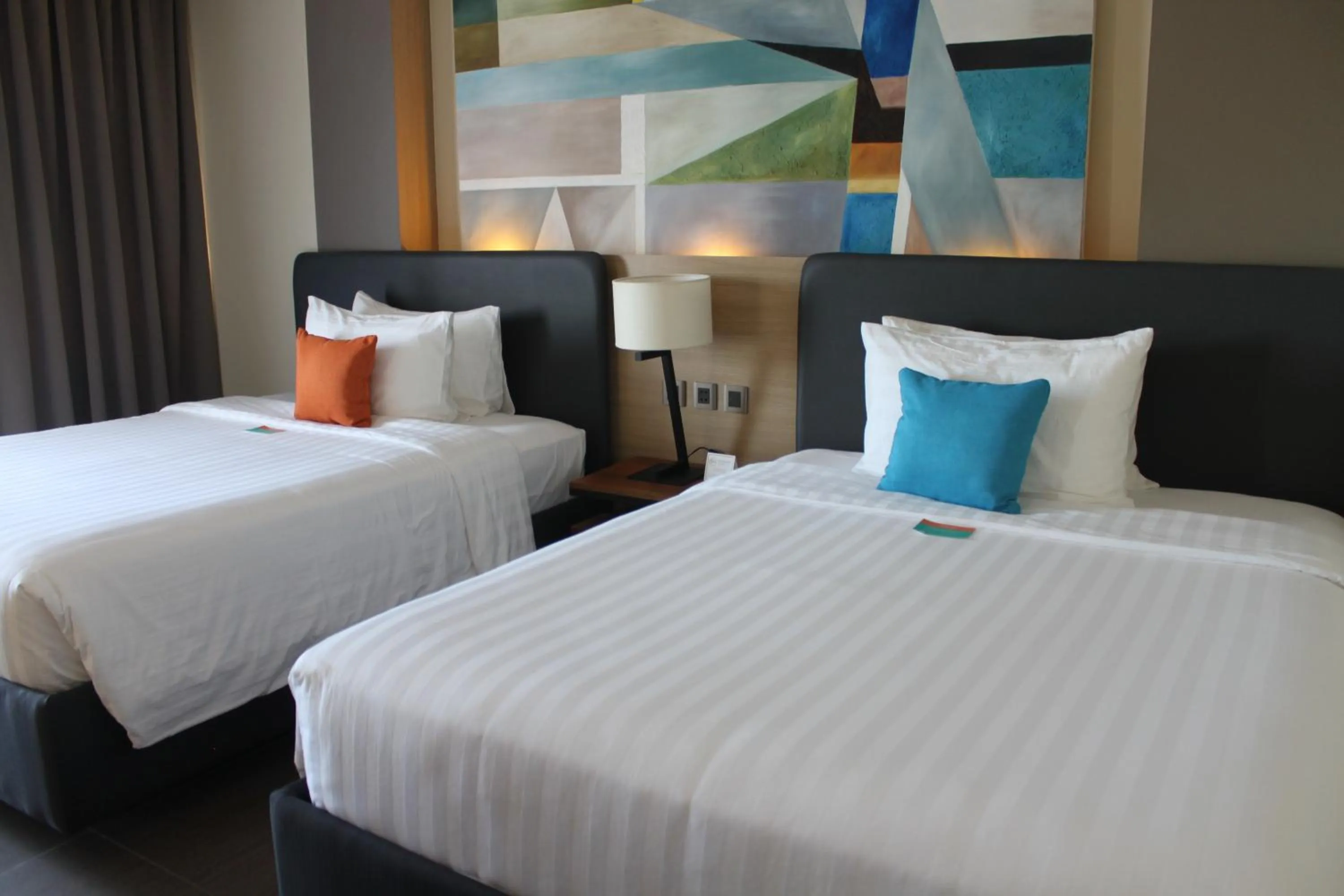 Bed in Altabriza Resort Boracay