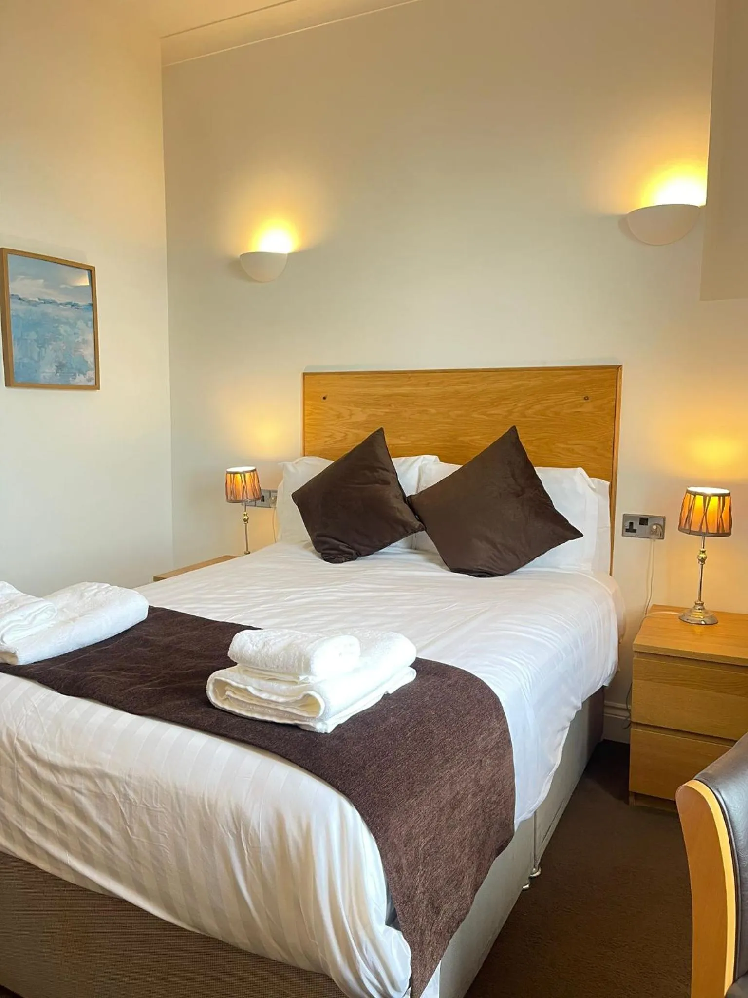 Bedroom, Bed in Four Saints Brig Y Don Hotel