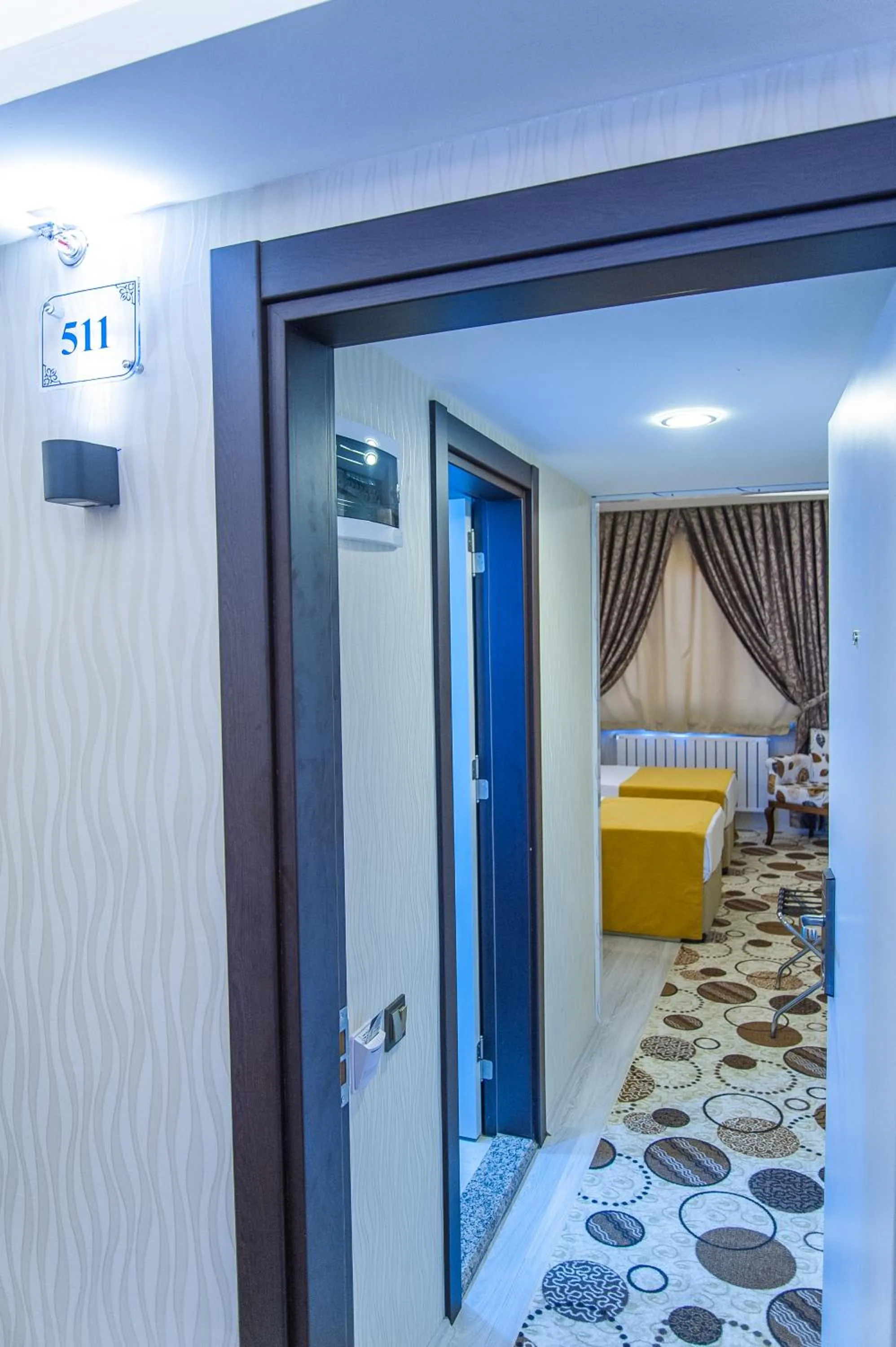 Decorative detail, Bed in Dündar Hotel