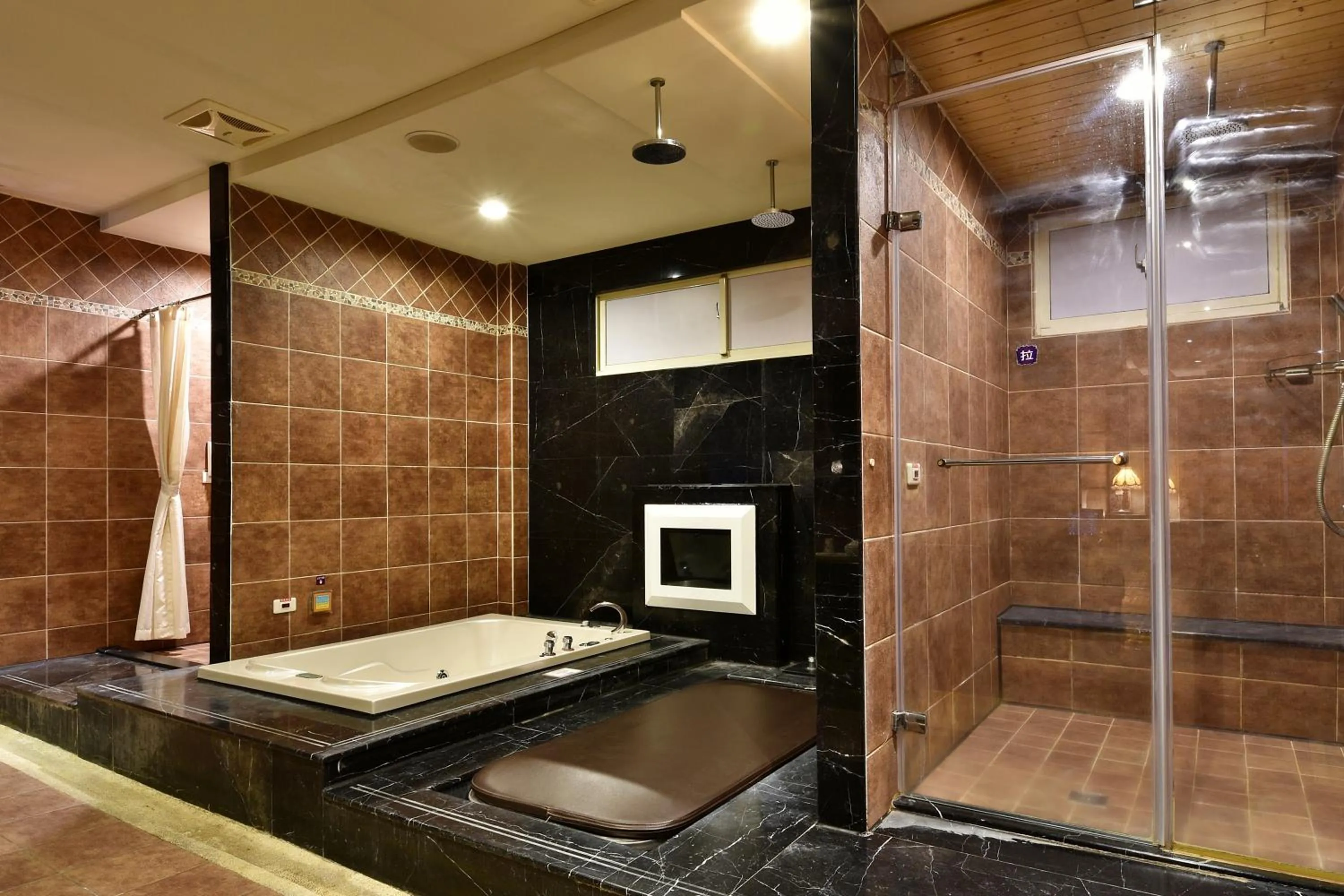 Shower in Vogue Boutique Motel