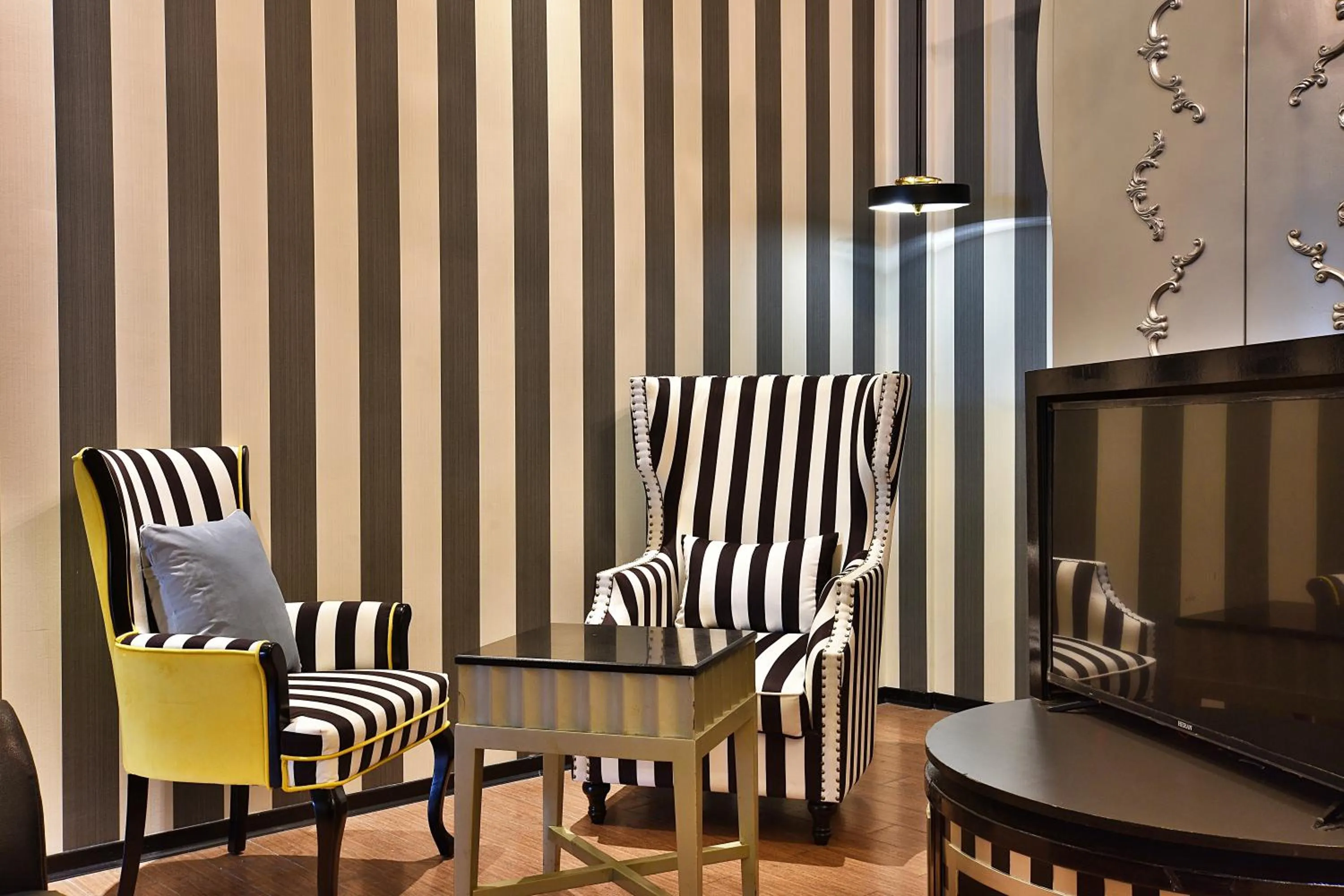 Living room in Vogue Boutique Motel