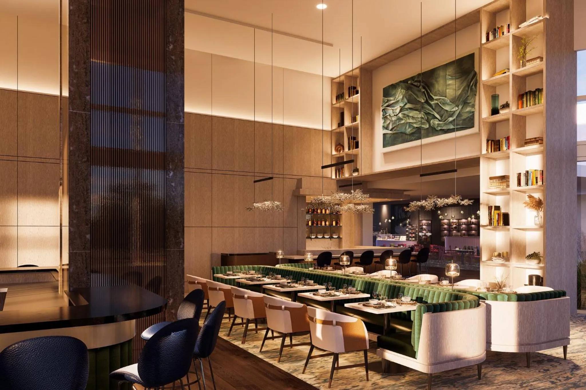 Lounge or bar in Loews Atlanta Hotel