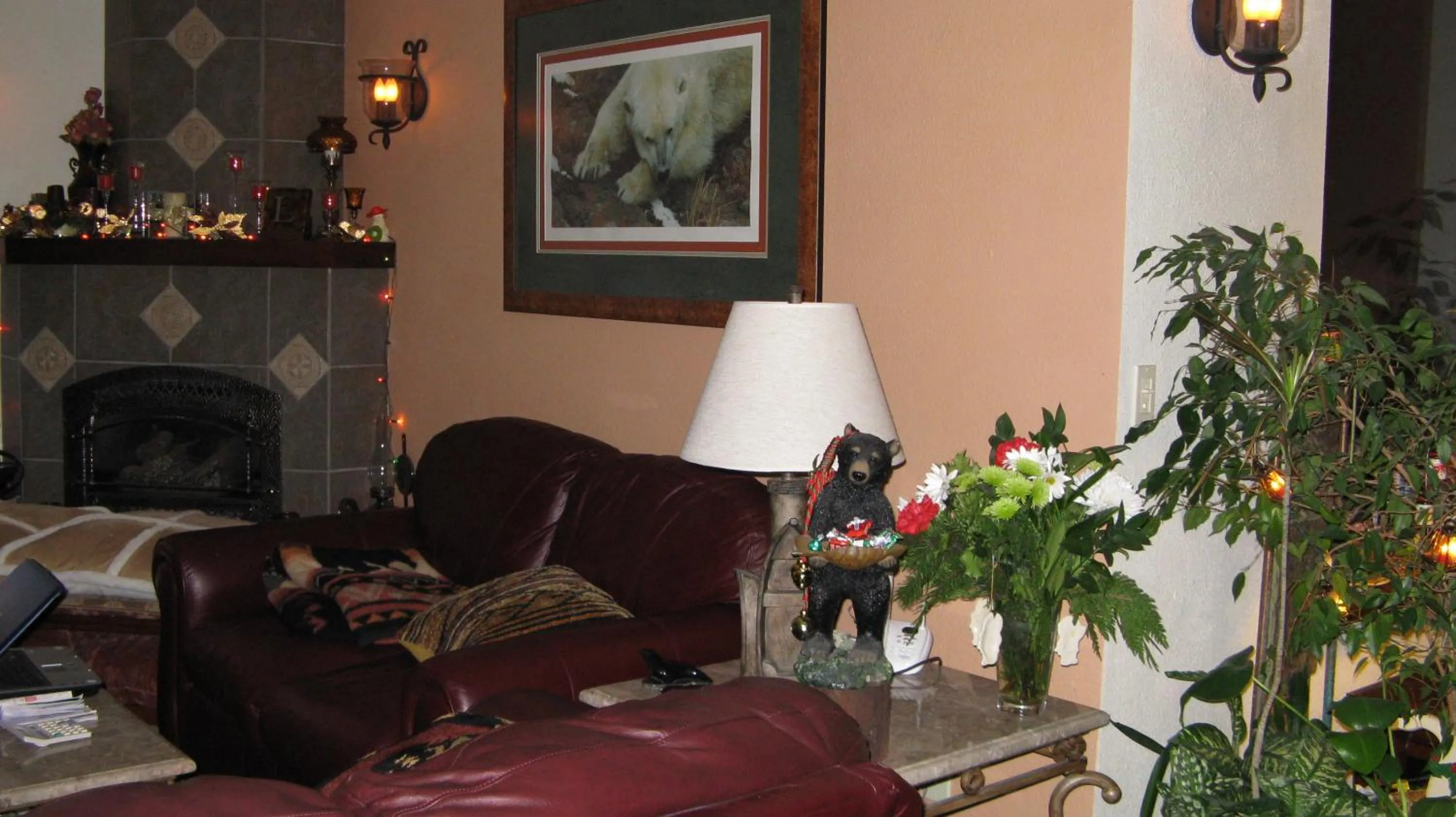 Communal lounge/ TV room in Black Bear Inn