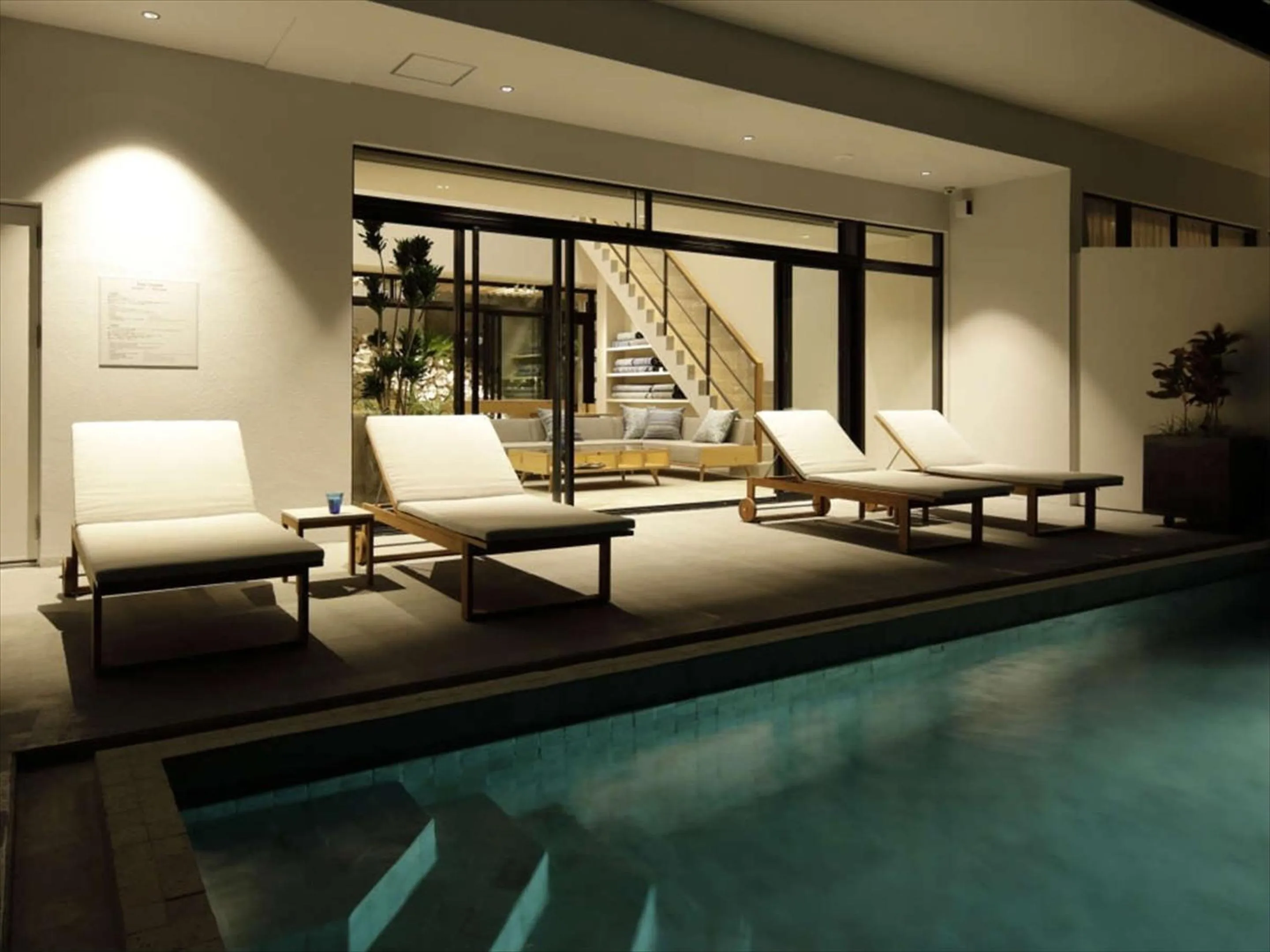 Pool view in Hotel Locus