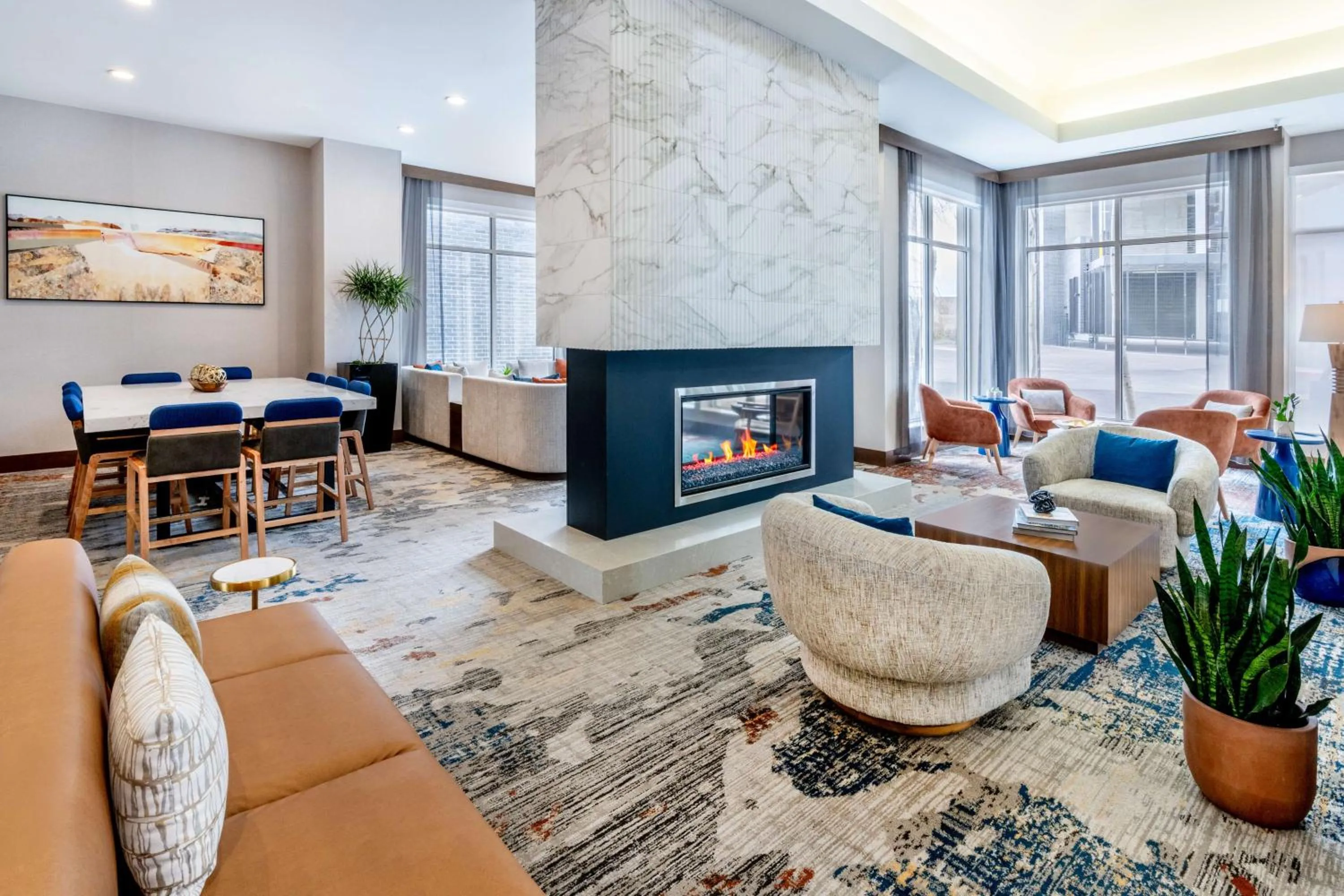 Lobby or reception in Hilton Garden Inn Albuquerque Uptown