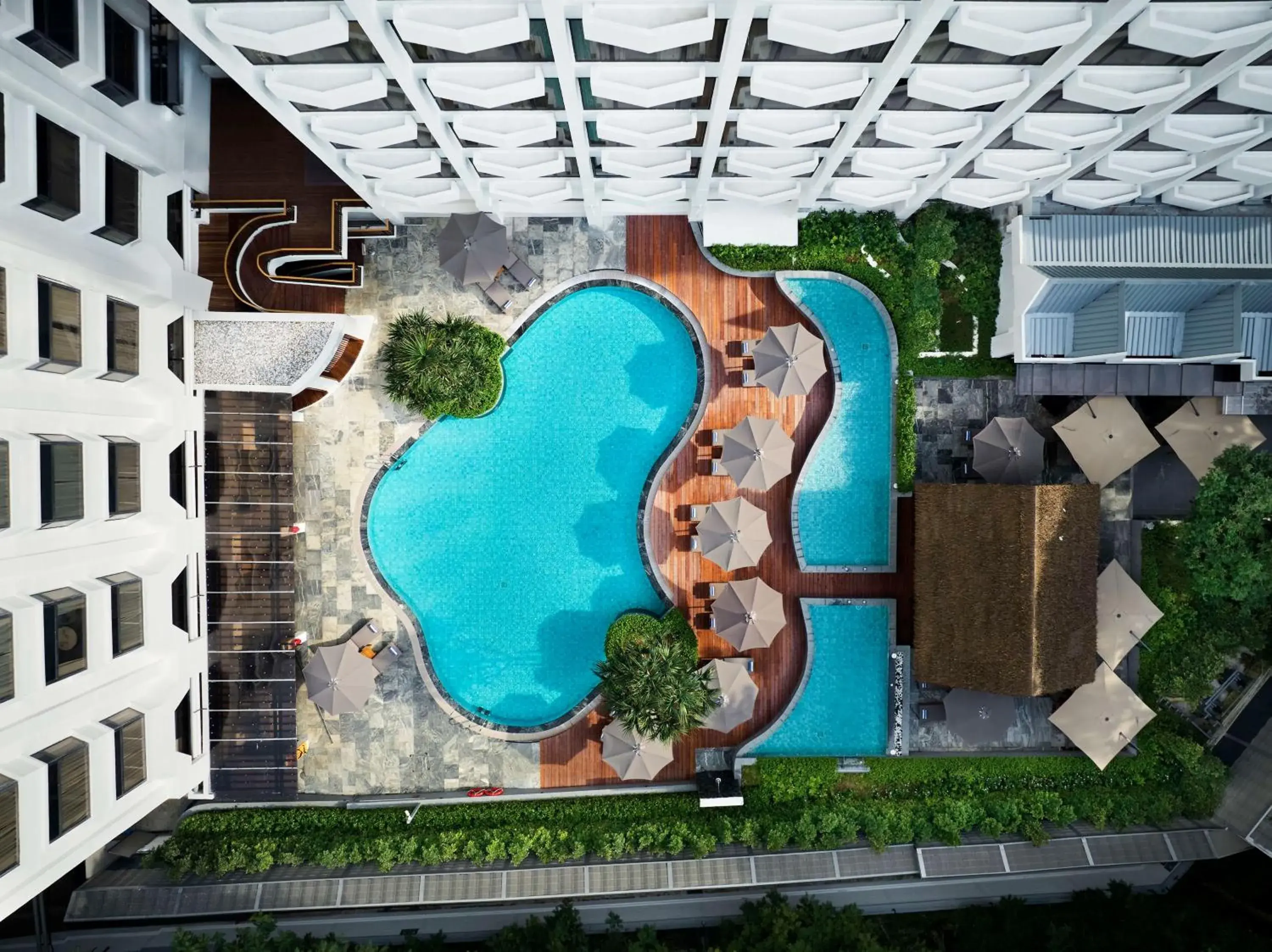 Pool view in Hilton Petaling Jaya Pool view in Hilton Petaling Jaya