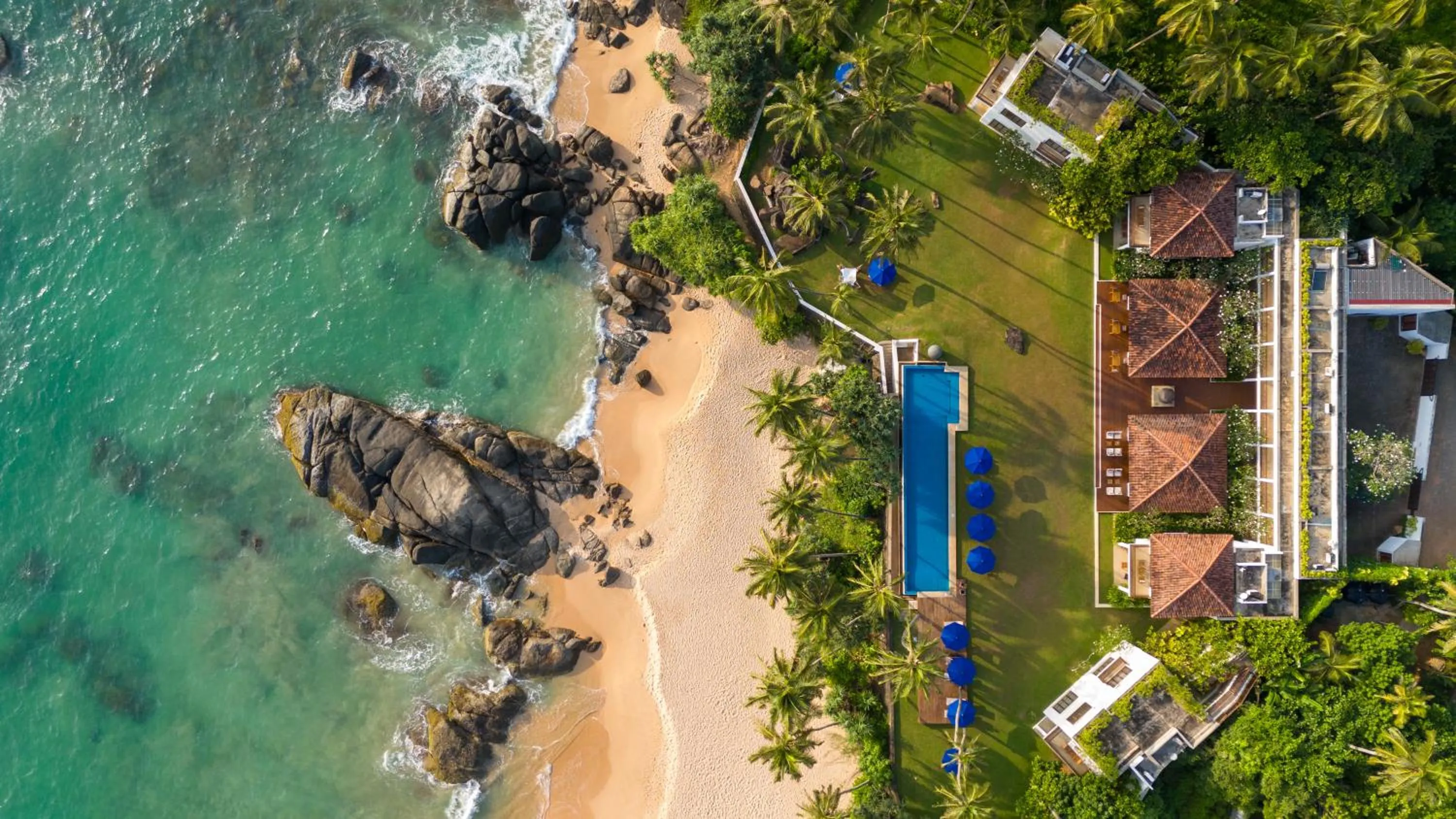 Bird's eye view in Kumu Beach