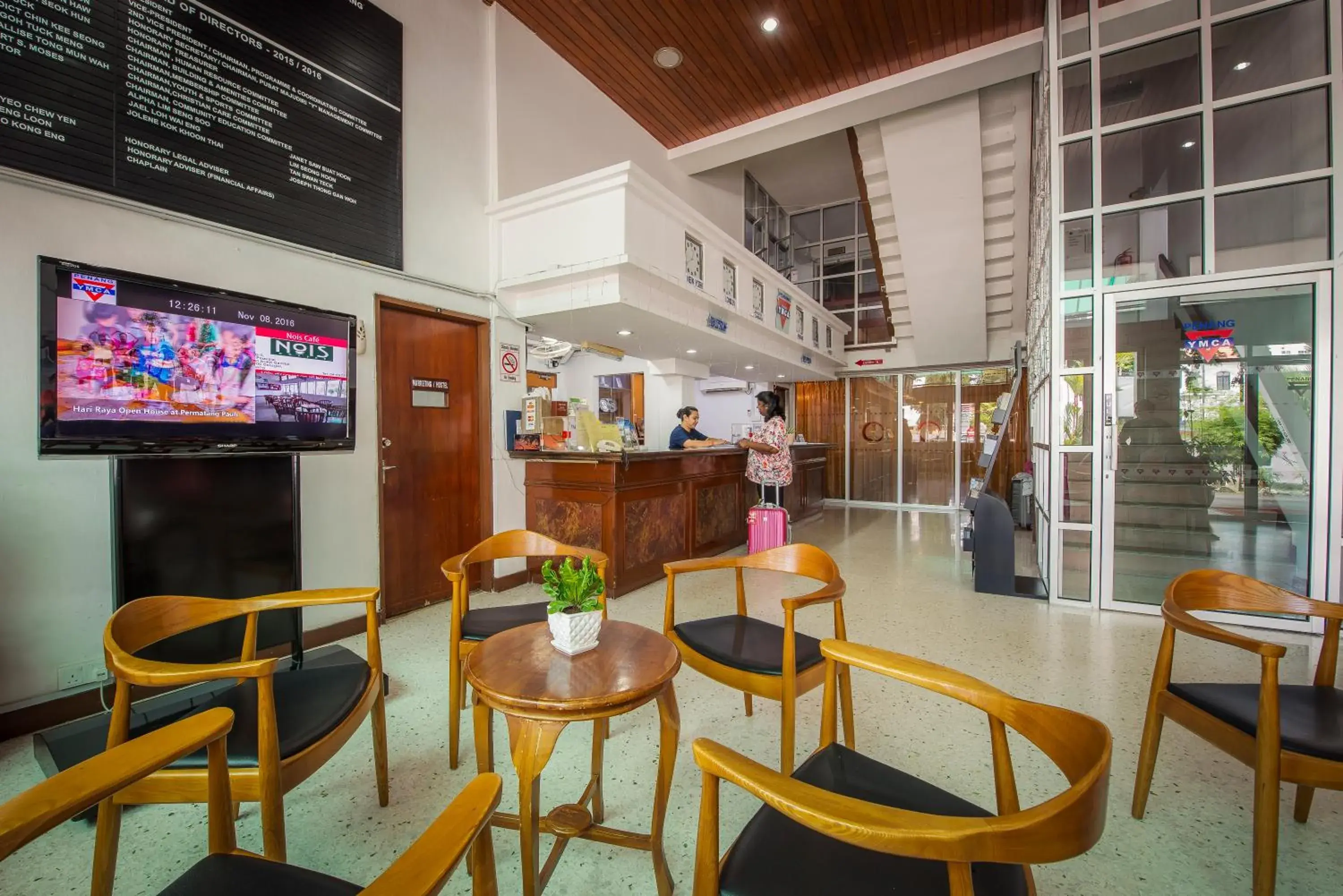 Lobby or reception in YMCA Penang Lobby or reception in YMCA Penang