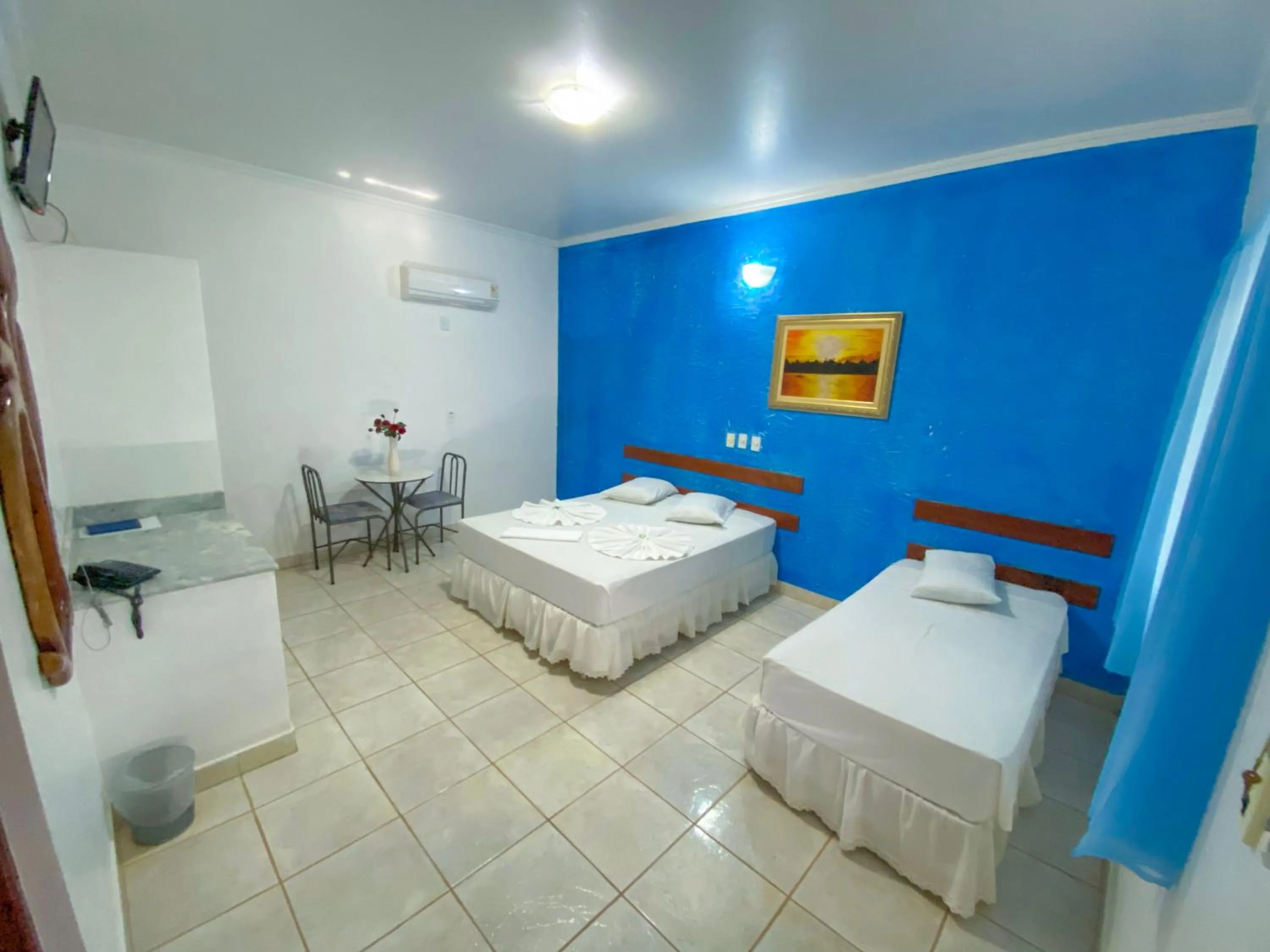 Bed in Hotel Pousada Arauna