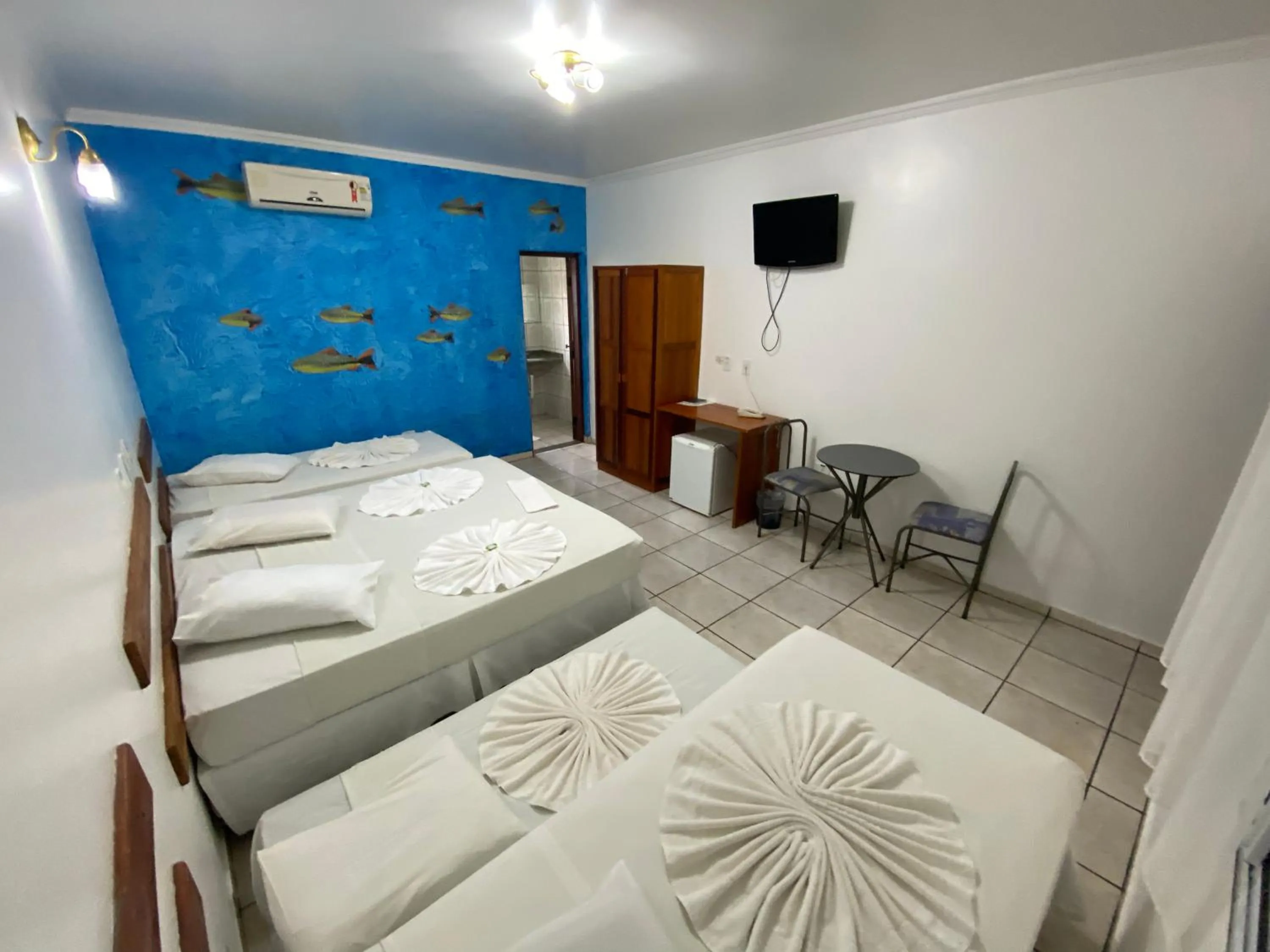 Bedroom, Bed in Hotel Pousada Arauna