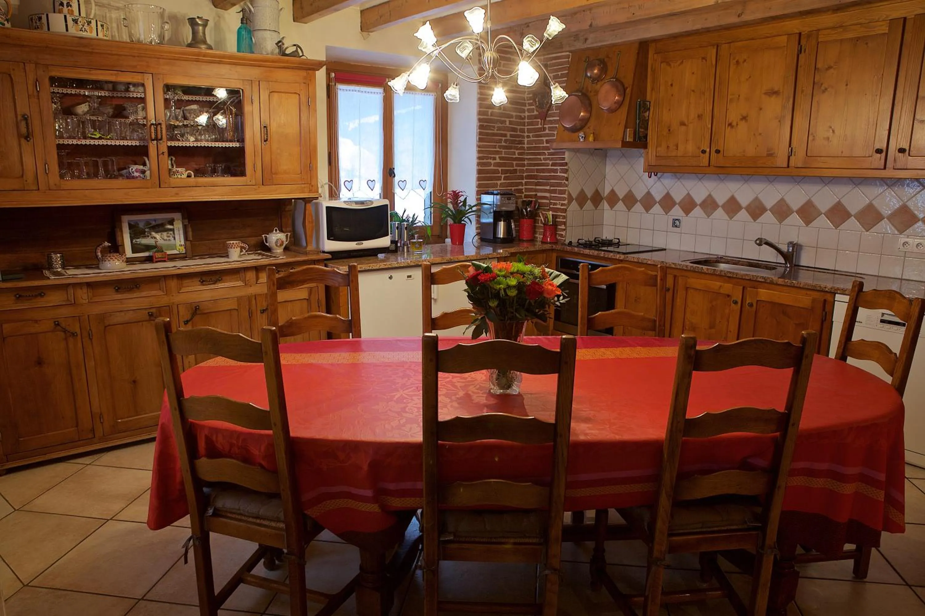 Dining area in La ferme du Mont-Blanc