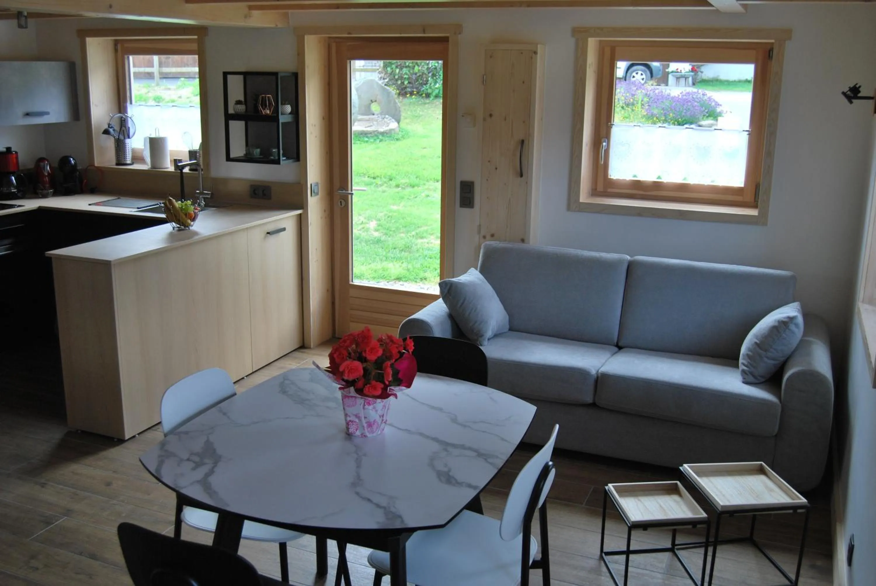 Living room in La ferme du Mont-Blanc
