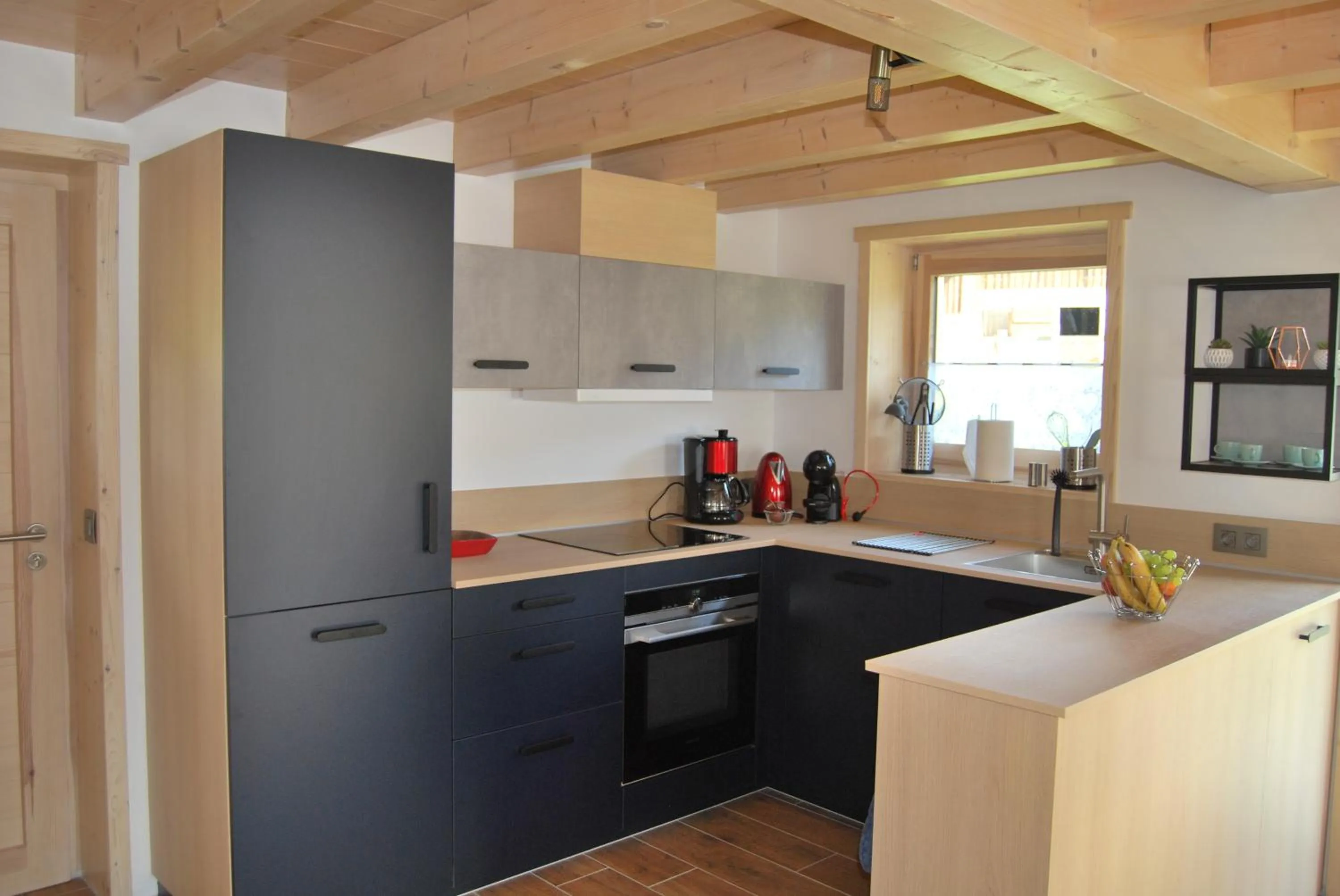 Kitchen or kitchenette in La ferme du Mont-Blanc