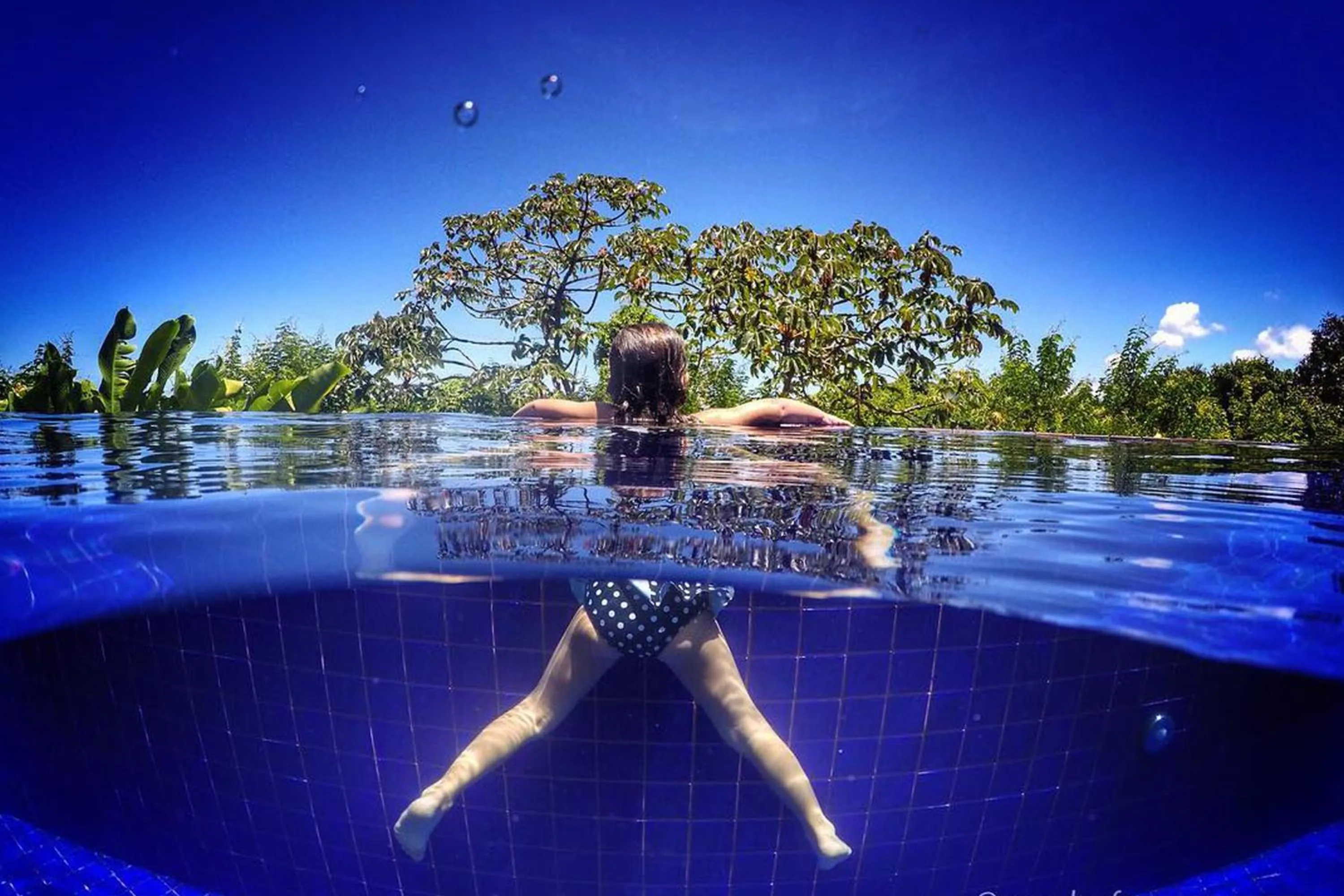 Pool view in Villas Supreme Hotel