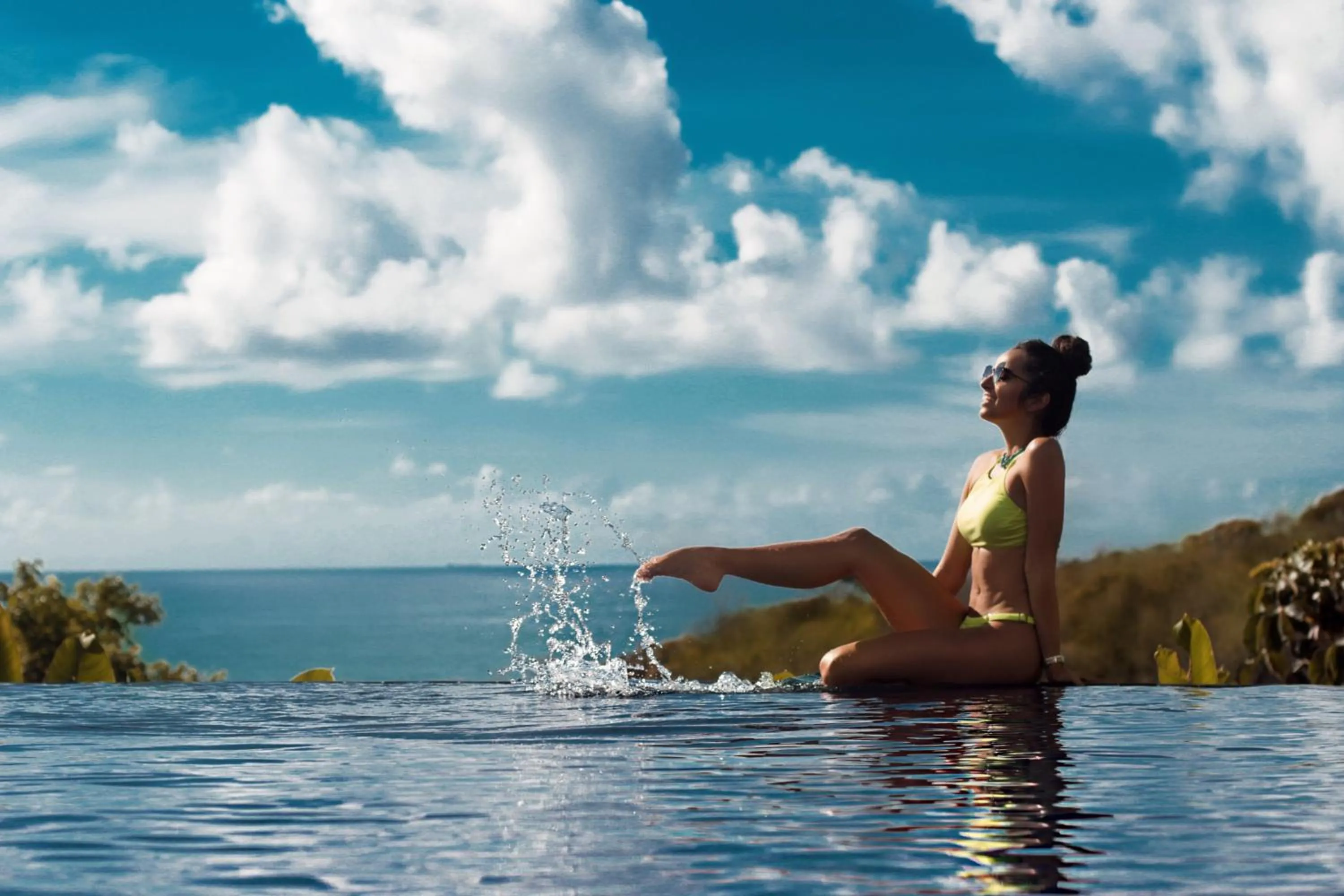 Pool view in Villas Supreme Hotel