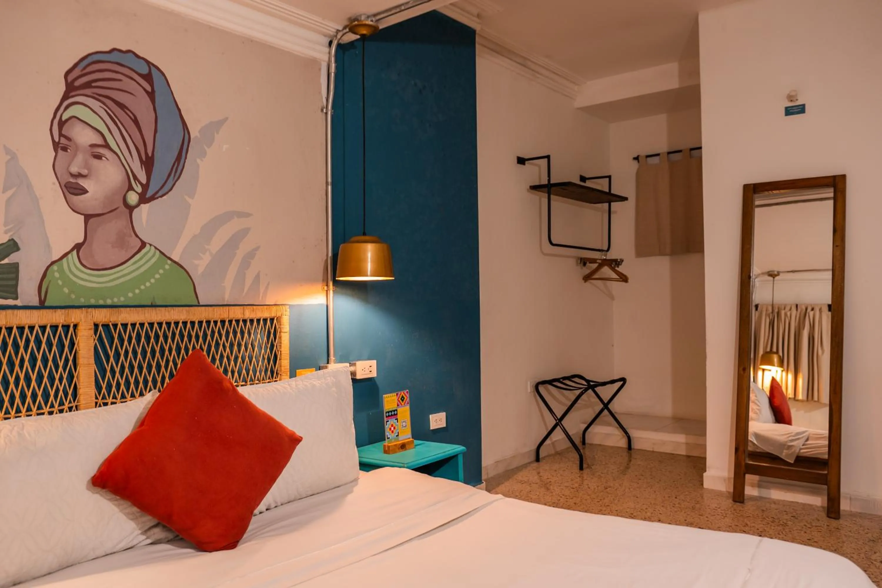 Bed in Selina Cartagena