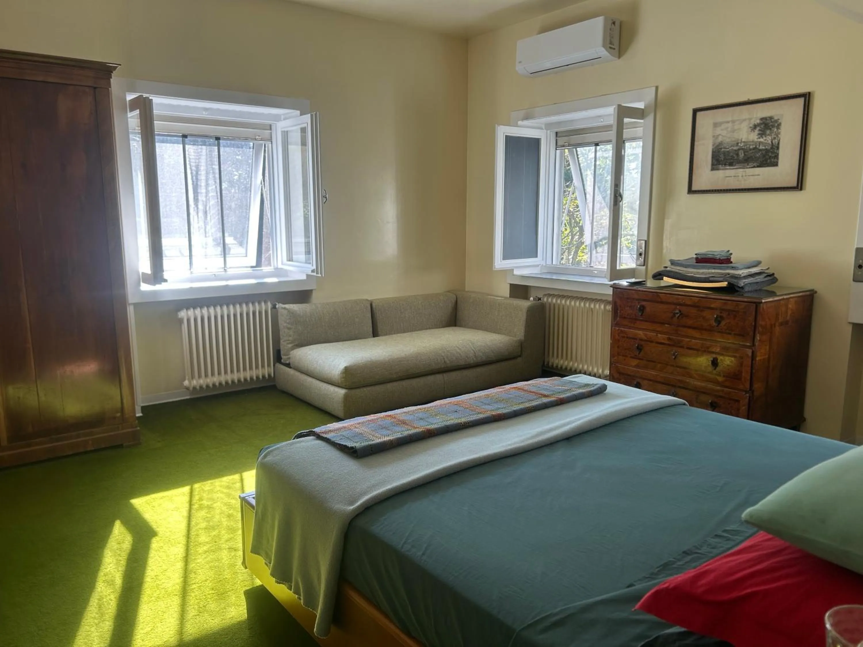 Bed in La Casa Blu di Monasteto