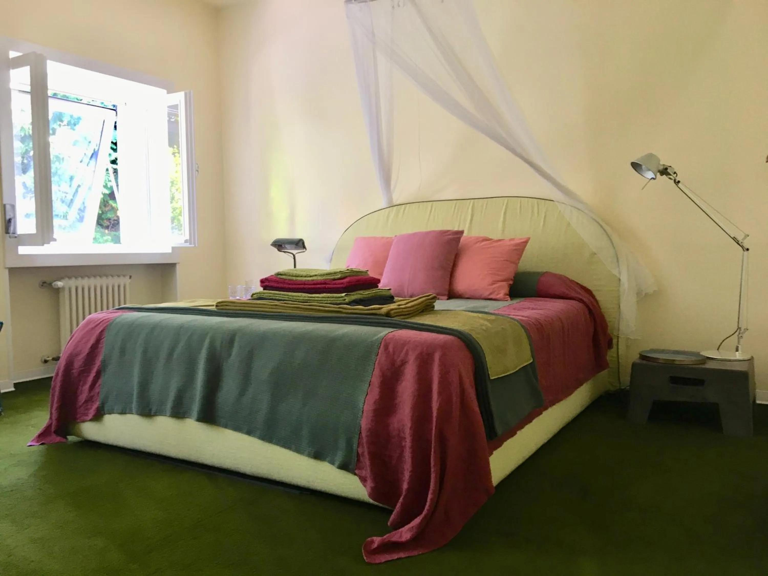 Bed in La Casa Blu di Monasteto