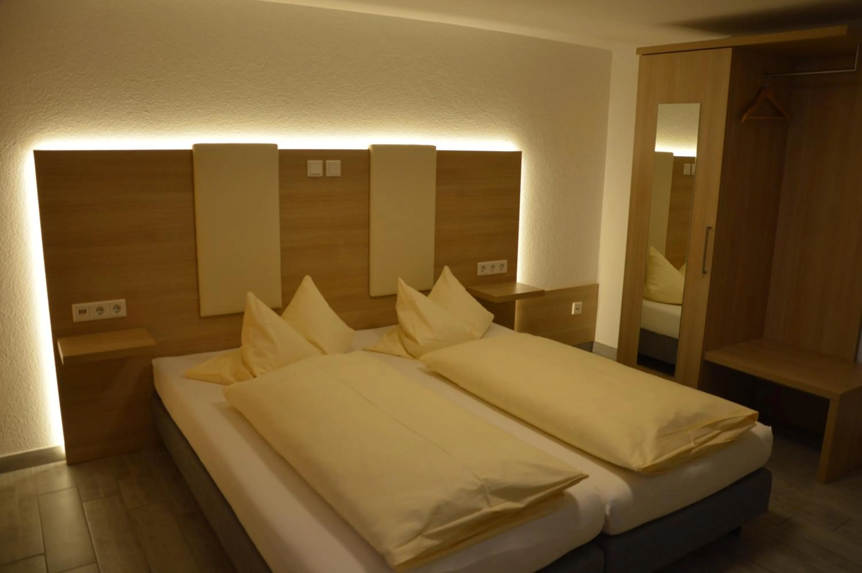 Bed in Hotel Mezzero