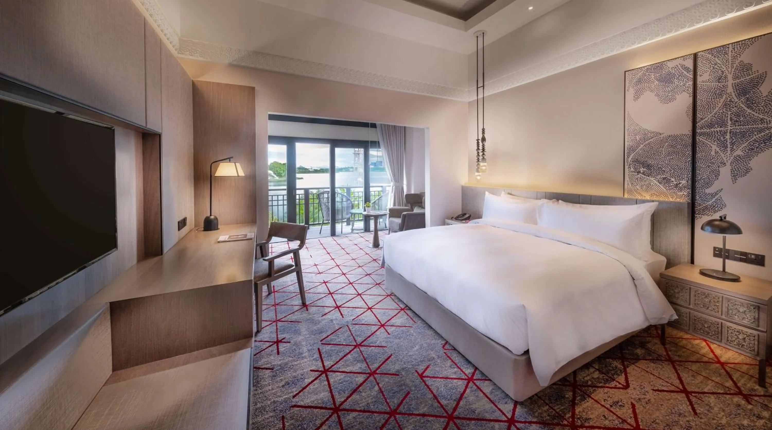 Bed in DoubleTree by Hilton Putrajaya Lakeside