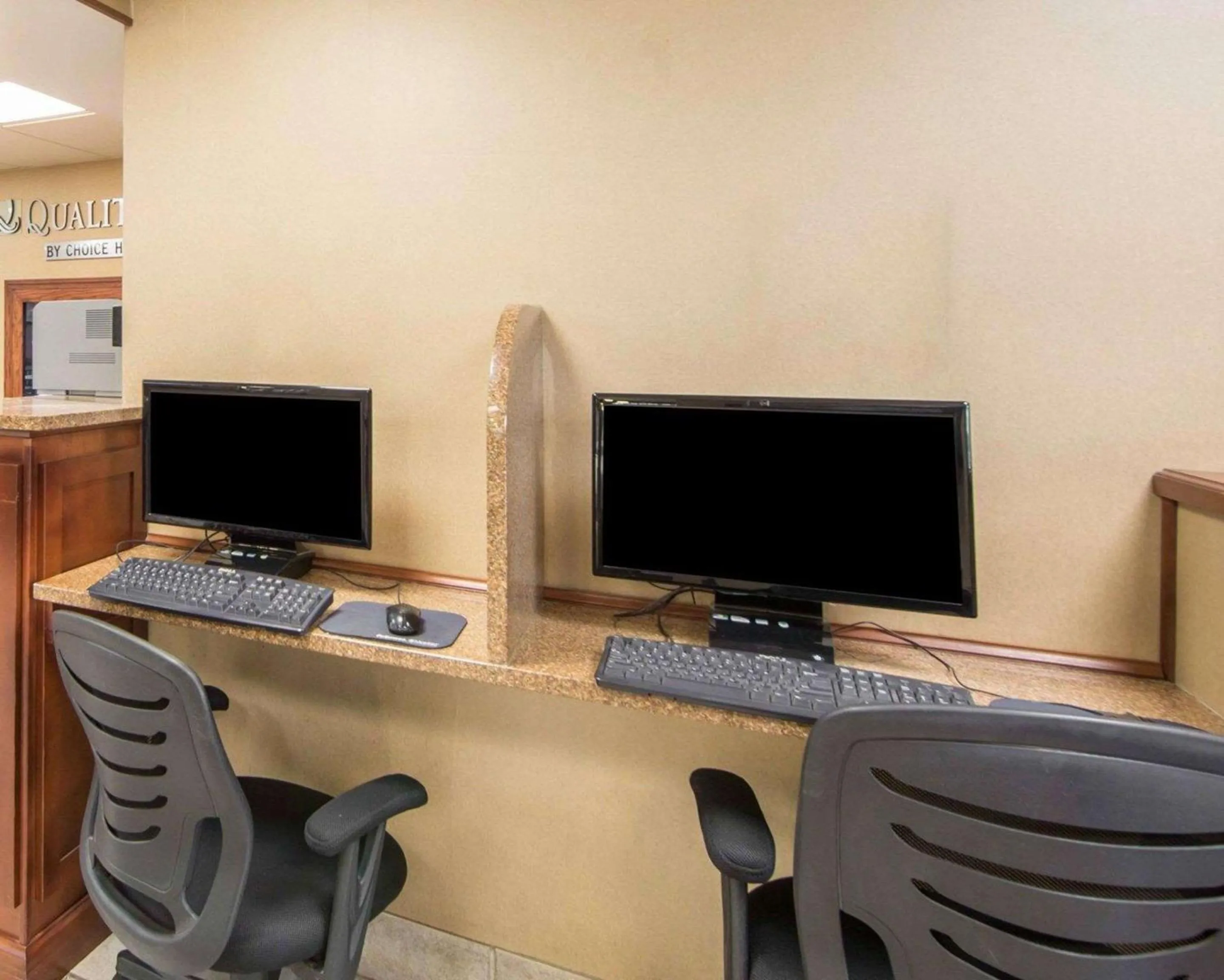 On site in Quality Inn Merchants Drive