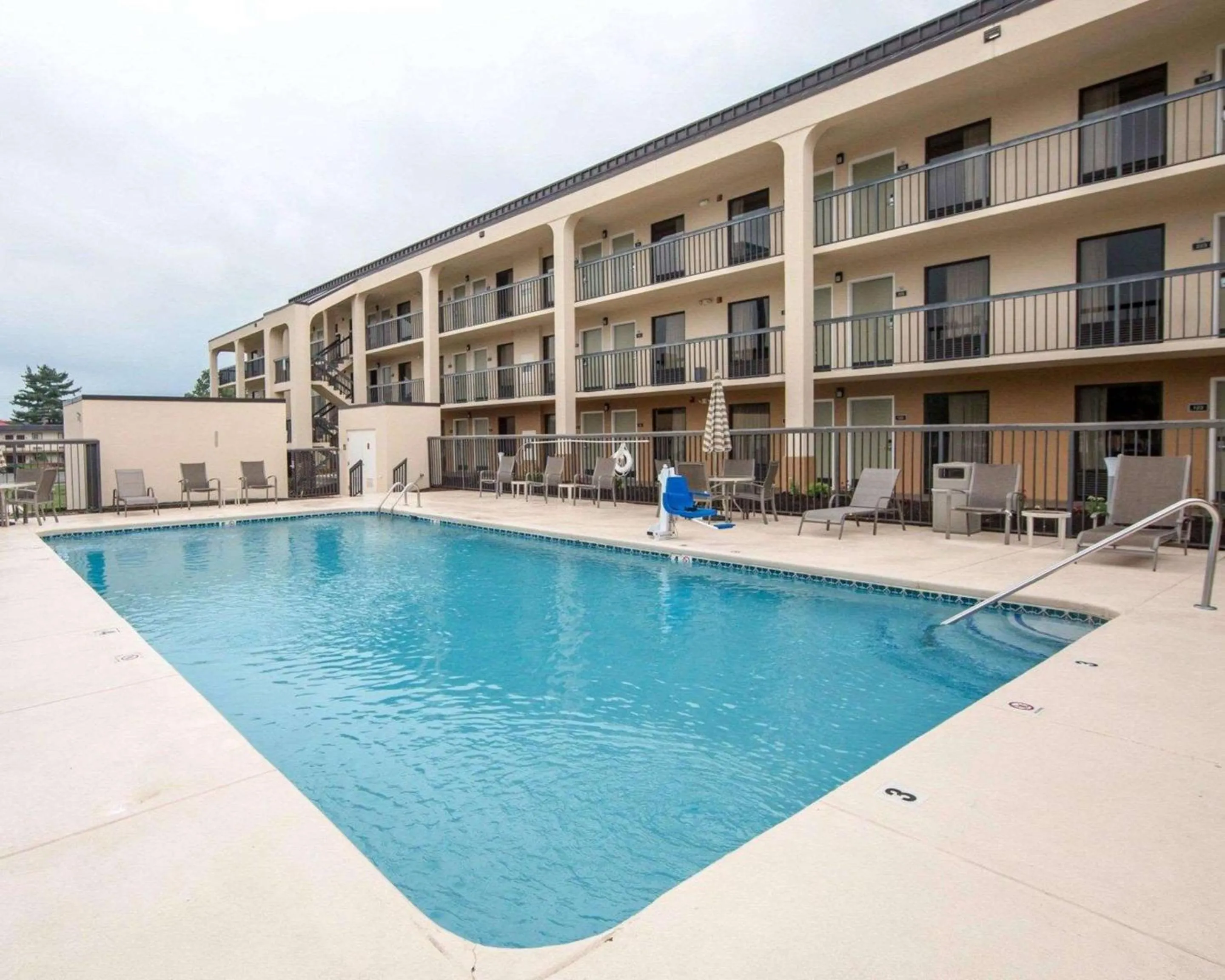 On site in Quality Inn Merchants Drive