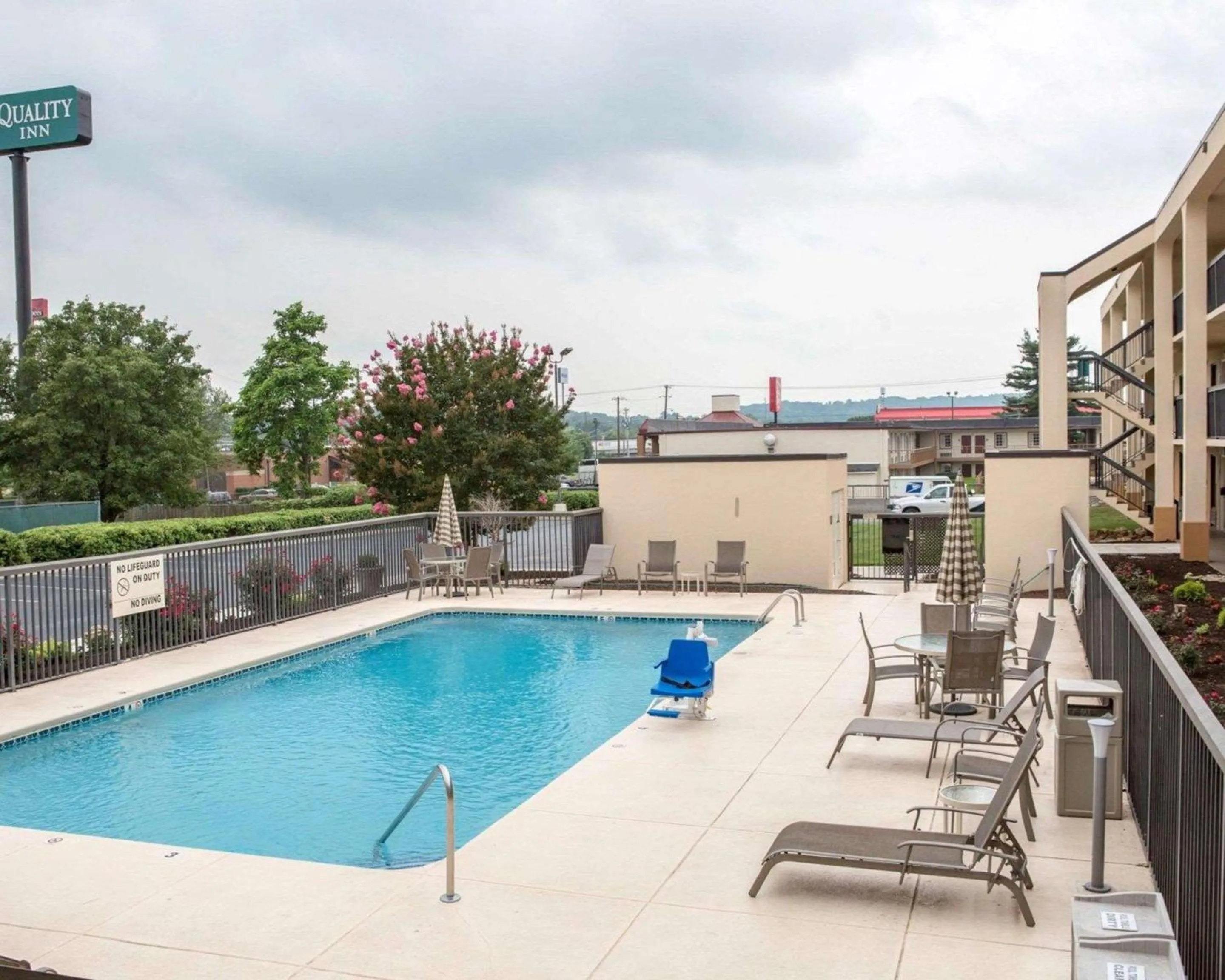 On site in Quality Inn Merchants Drive