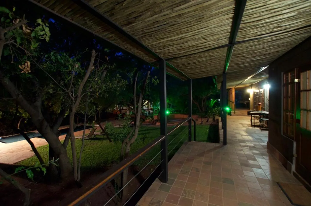 Patio in Tuskers Bush Lodge B&B