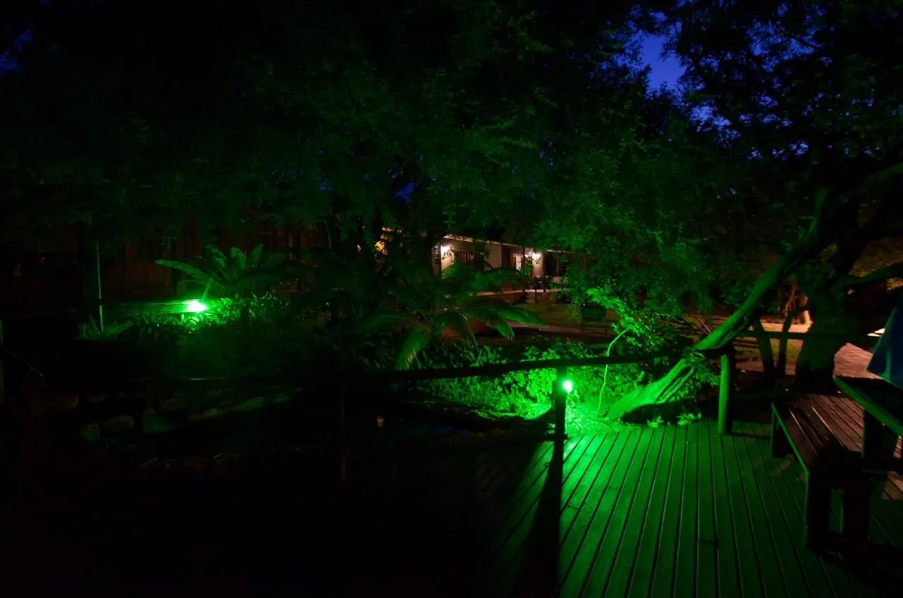 Patio in Tuskers Bush Lodge B&B