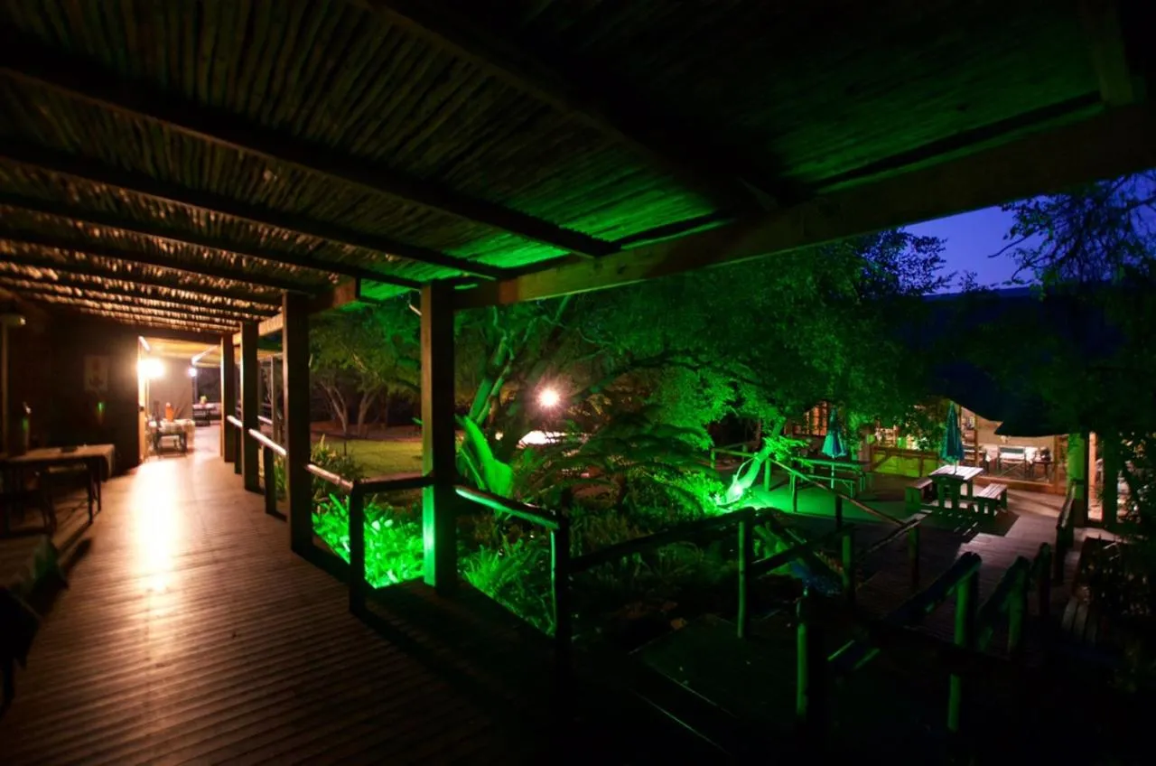 Patio in Tuskers Bush Lodge B&B