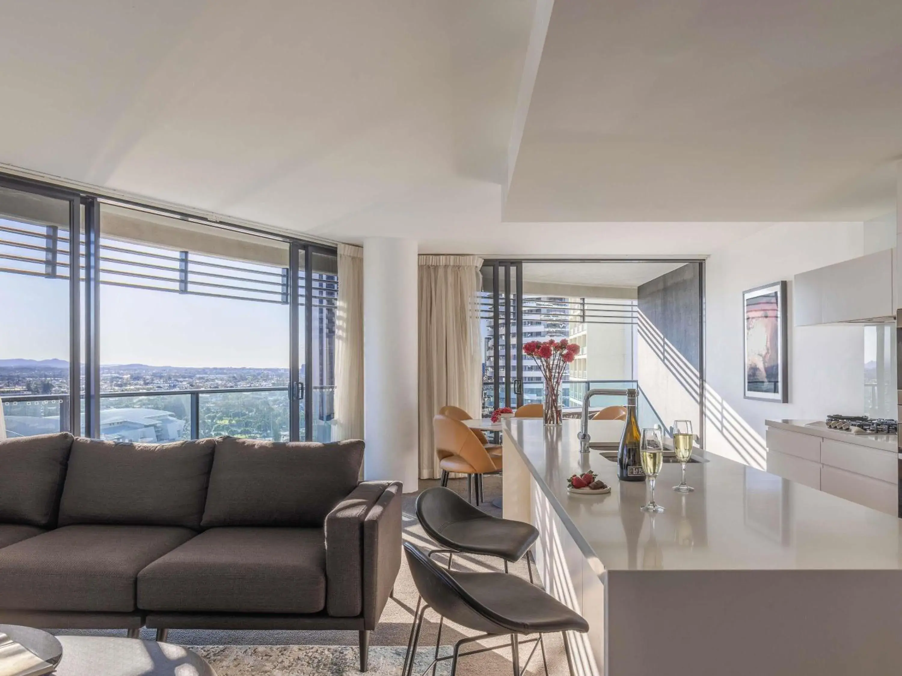 Bedroom in Peppers Broadbeach Bedroom in Peppers Broadbeach