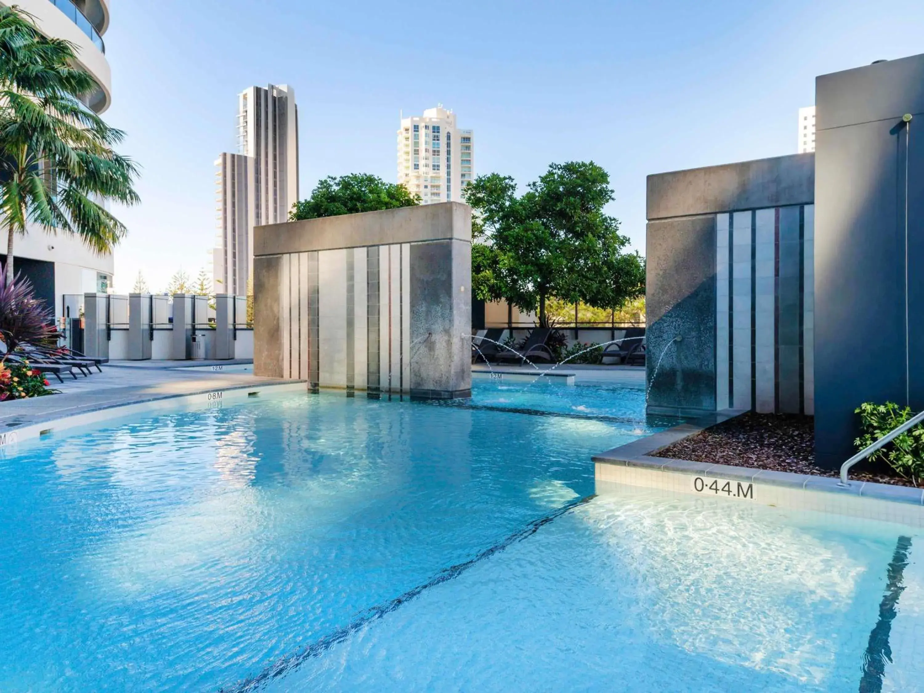 Pool view in Peppers Broadbeach Pool view in Peppers Broadbeach