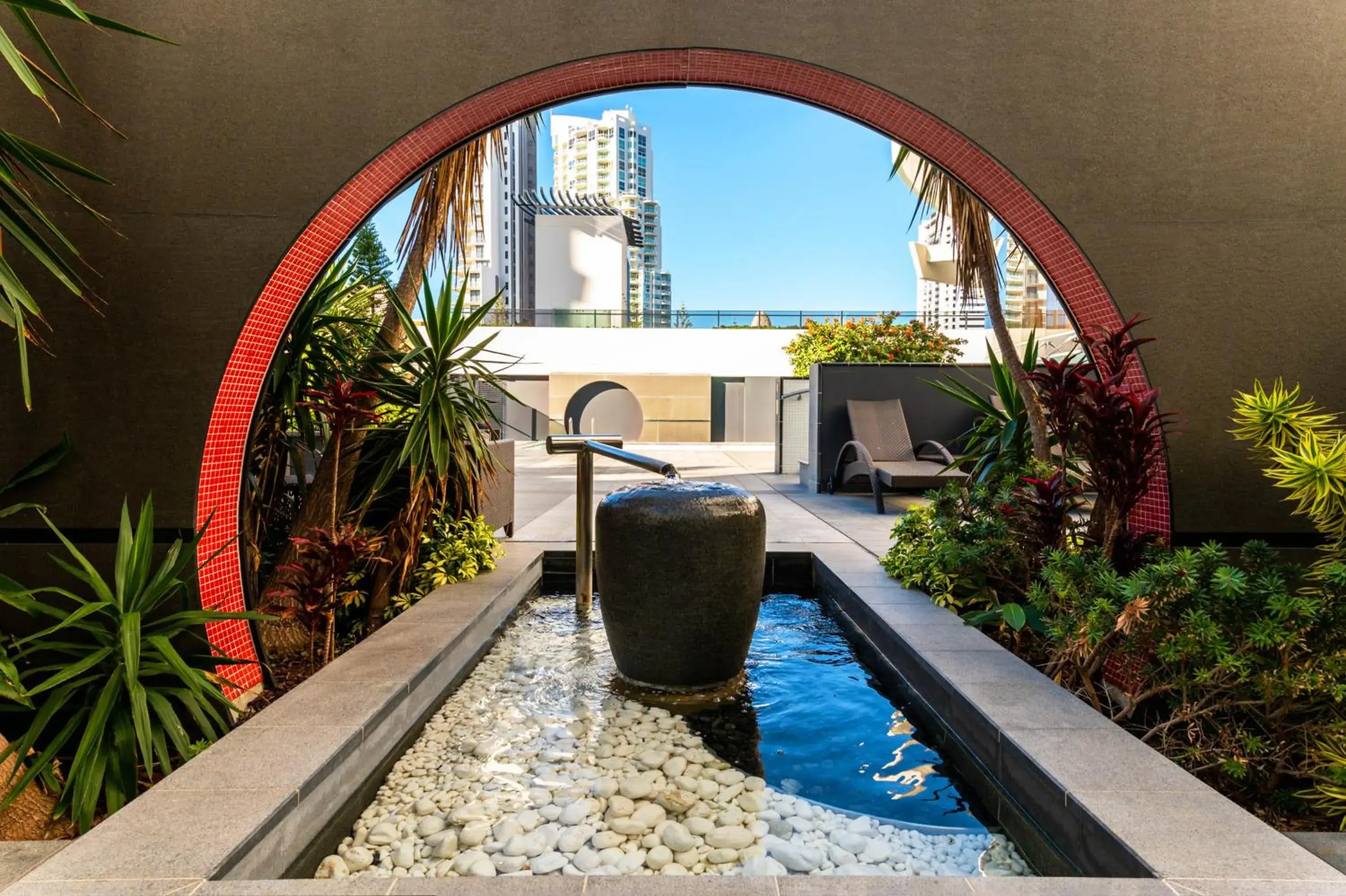 Garden in Peppers Broadbeach Garden in Peppers Broadbeach