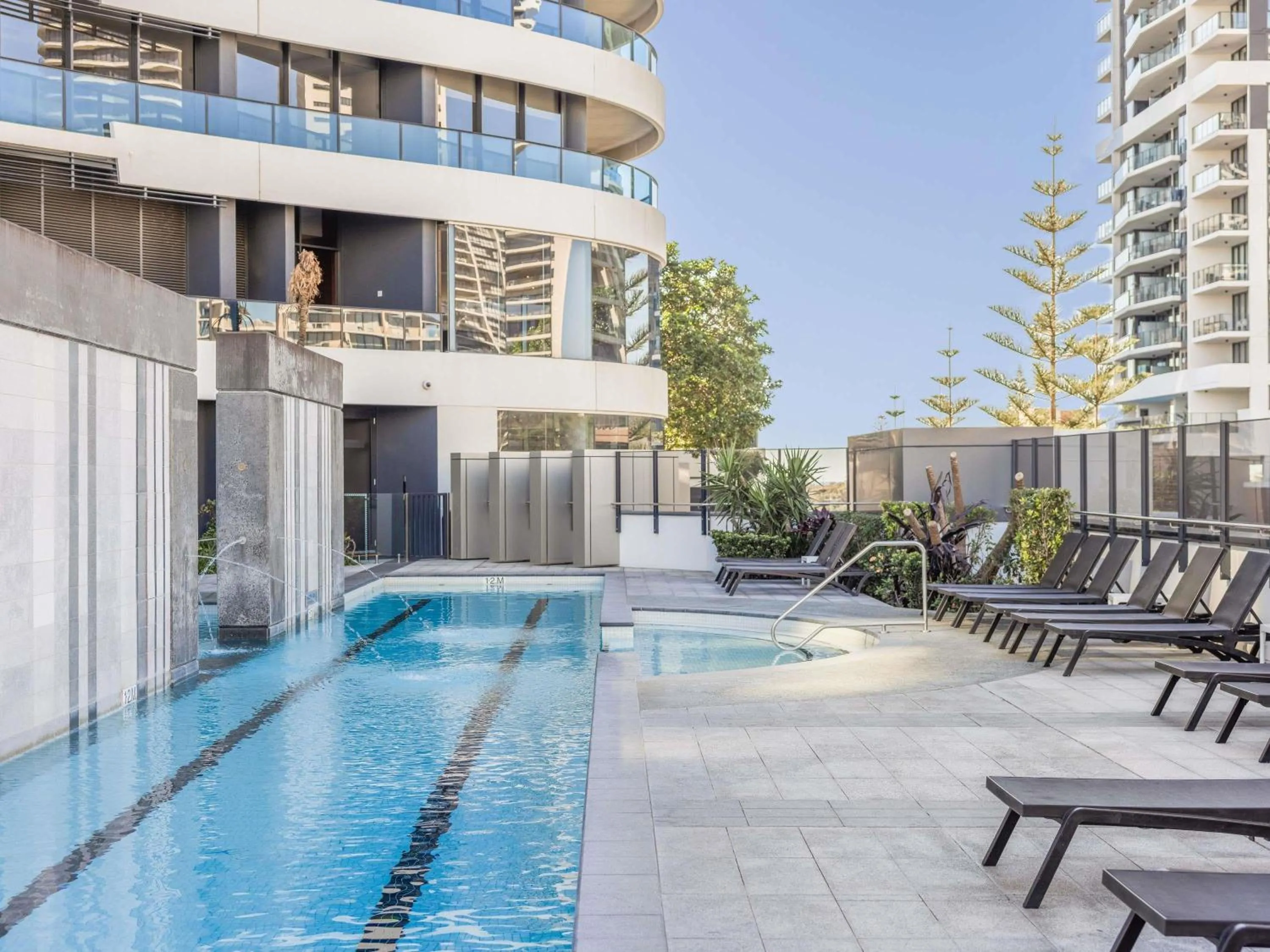 Pool view in Peppers Broadbeach