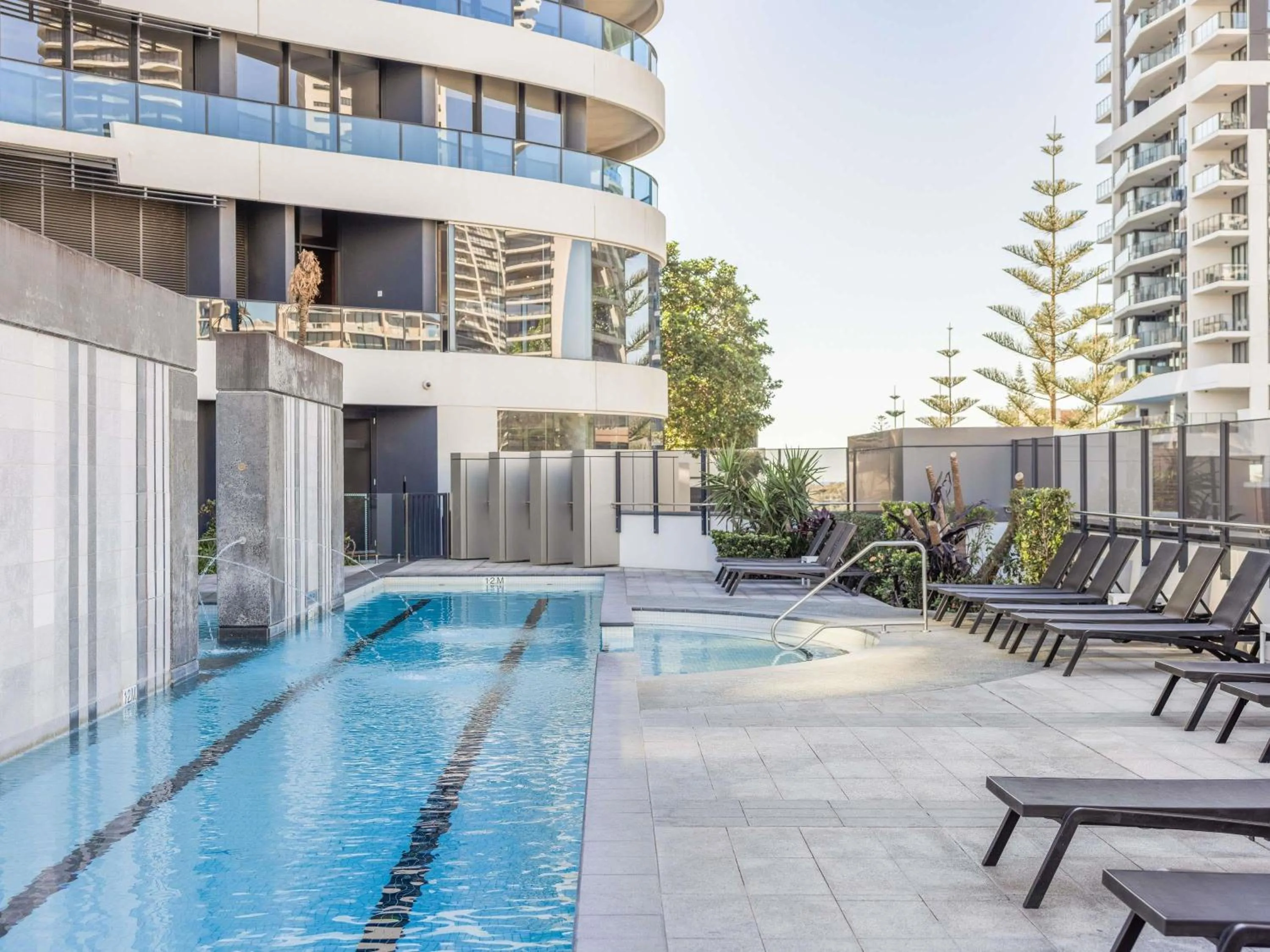 Pool view in Peppers Broadbeach