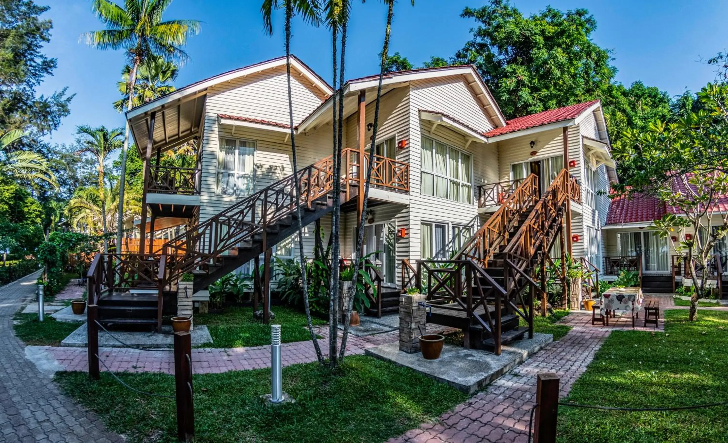 Balcony/Terrace, Property Building in Sutera Sanctuary Lodges at Manukan Island