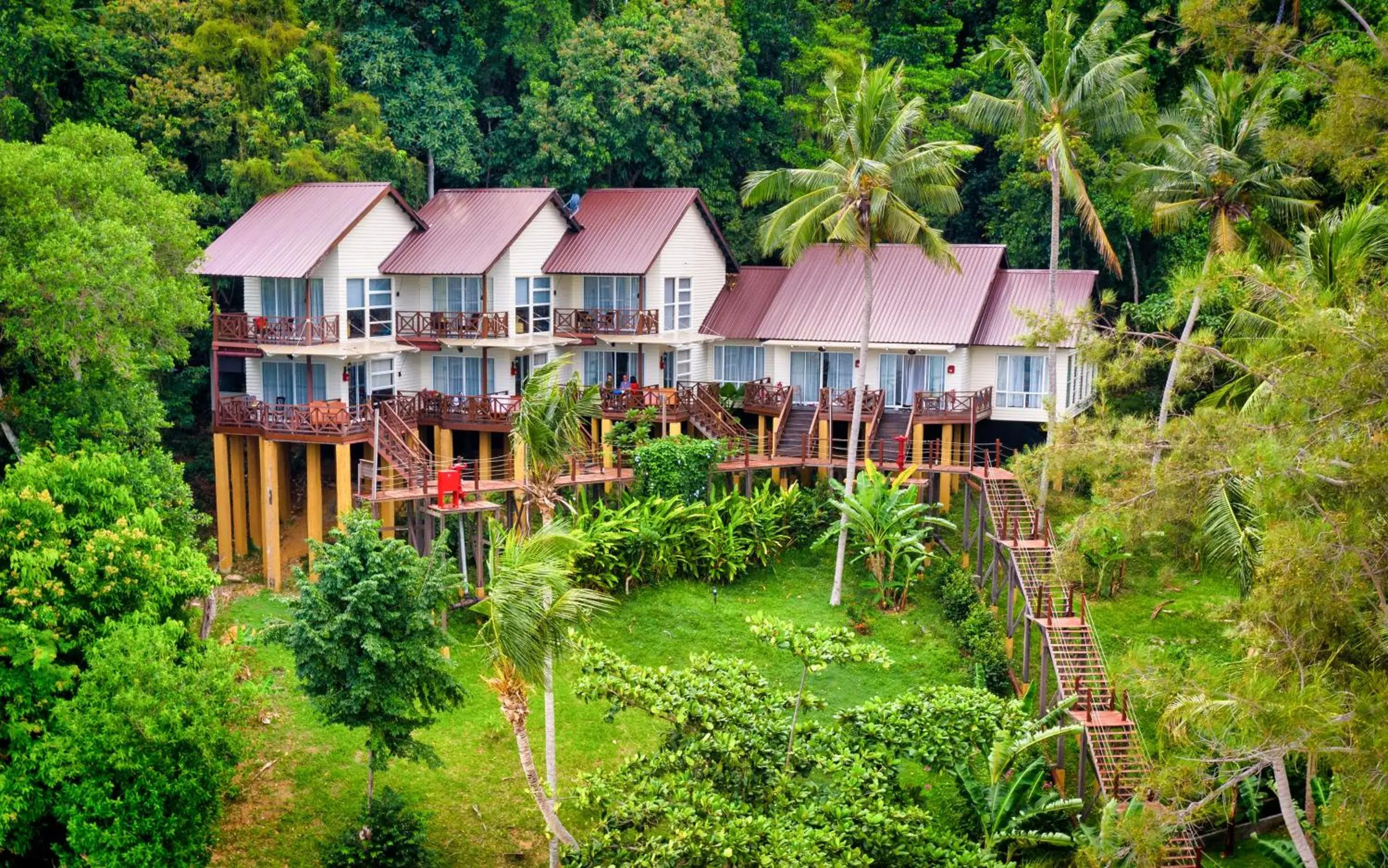 Property Building in Sutera Sanctuary Lodges at Manukan Island