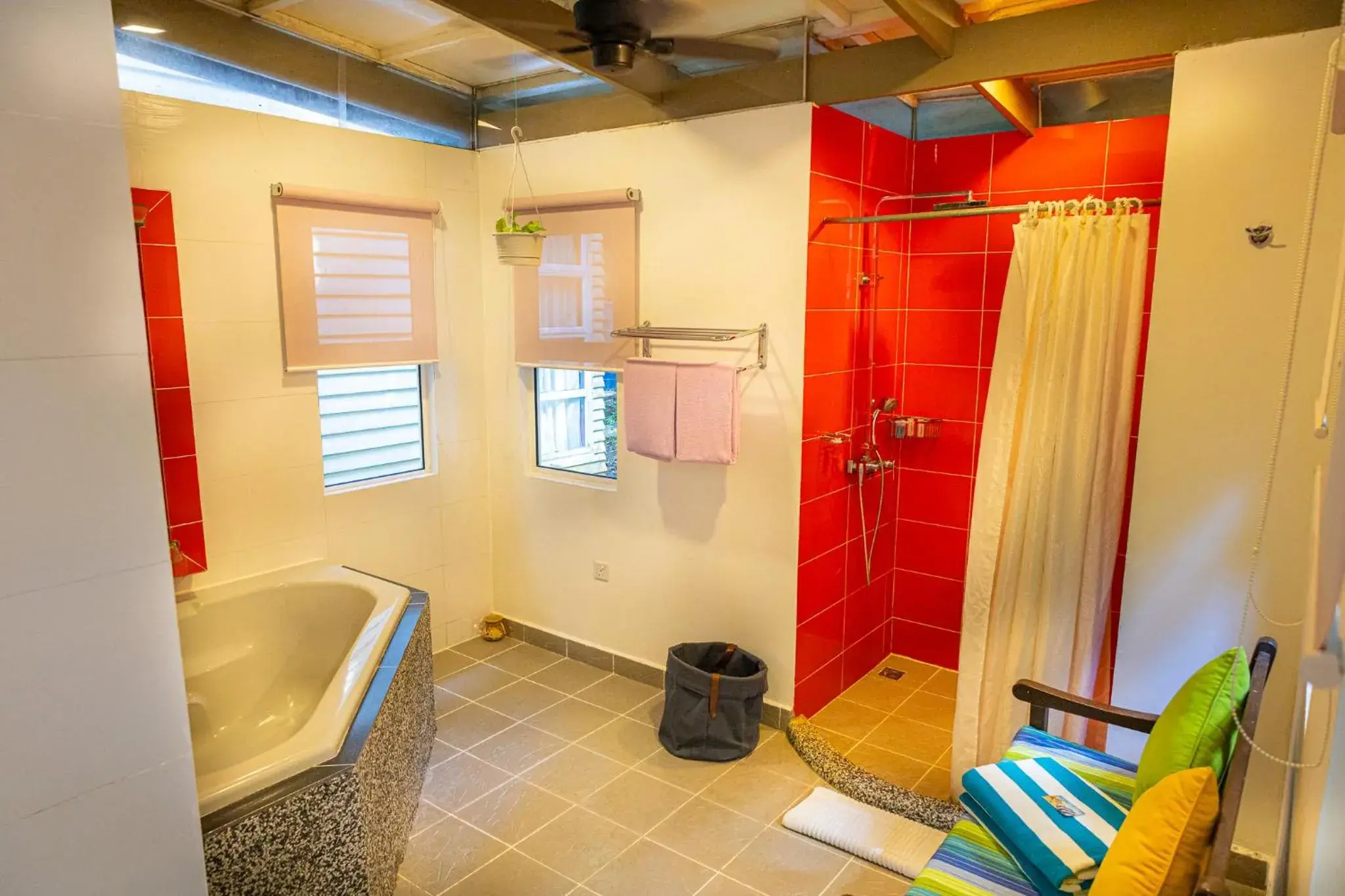 Bathroom in Sutera Sanctuary Lodges at Manukan Island