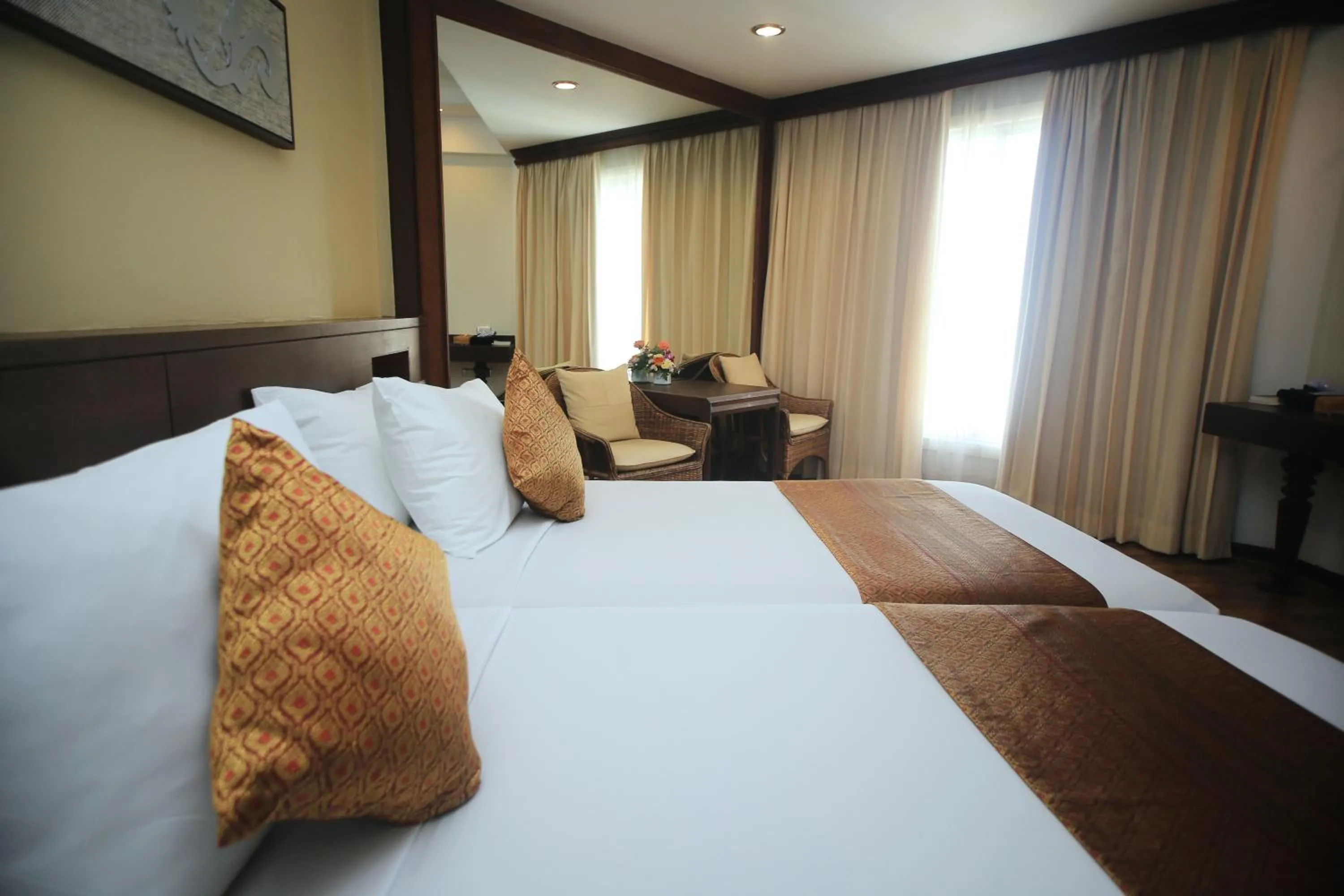 Photo of the whole room, Bed in Wiang Inn Hotel
